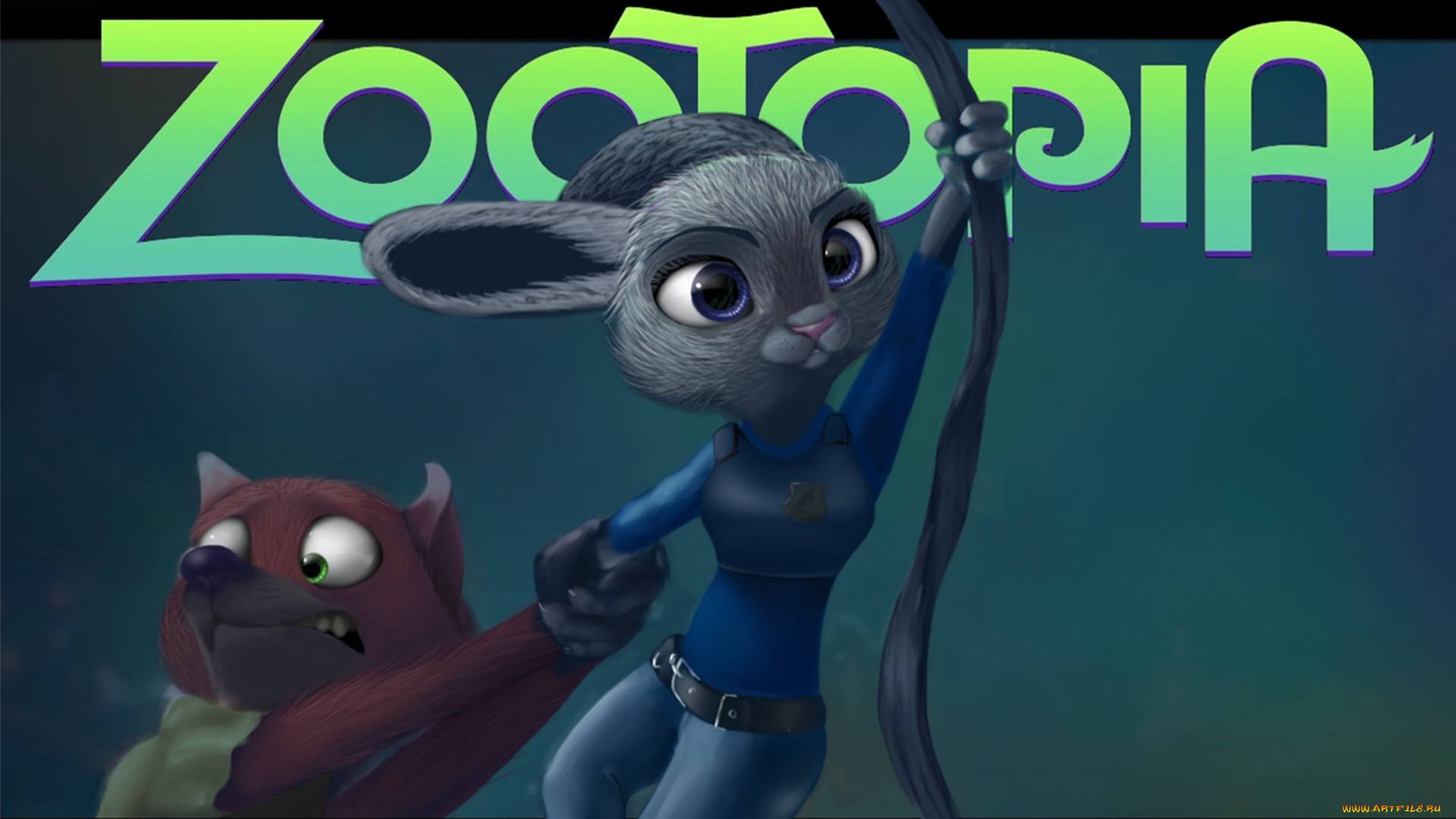 мультфильмы, zootopia, judy, hopps, дисней, арт, nick, wilde