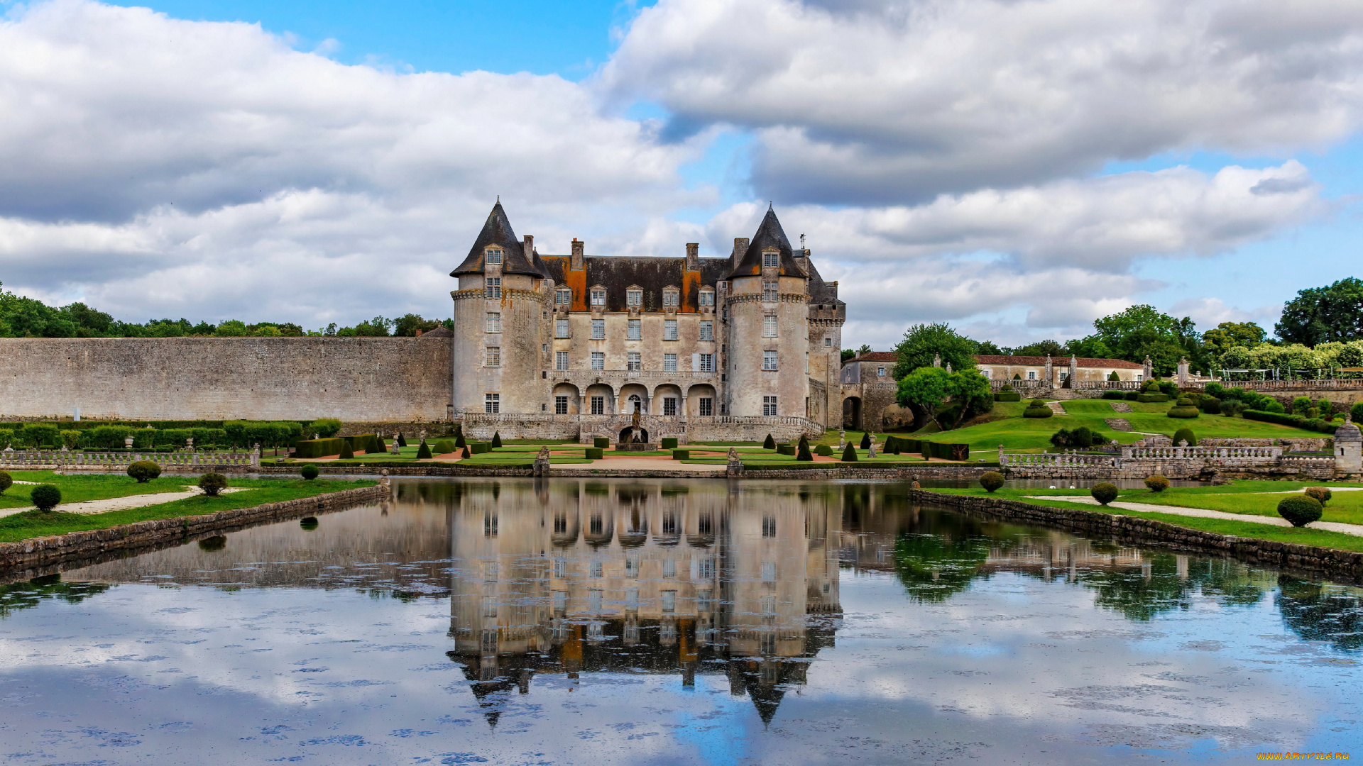 chateau, de, la, roche, courbon, france, города, замки, франции, chateau, de, la, roche