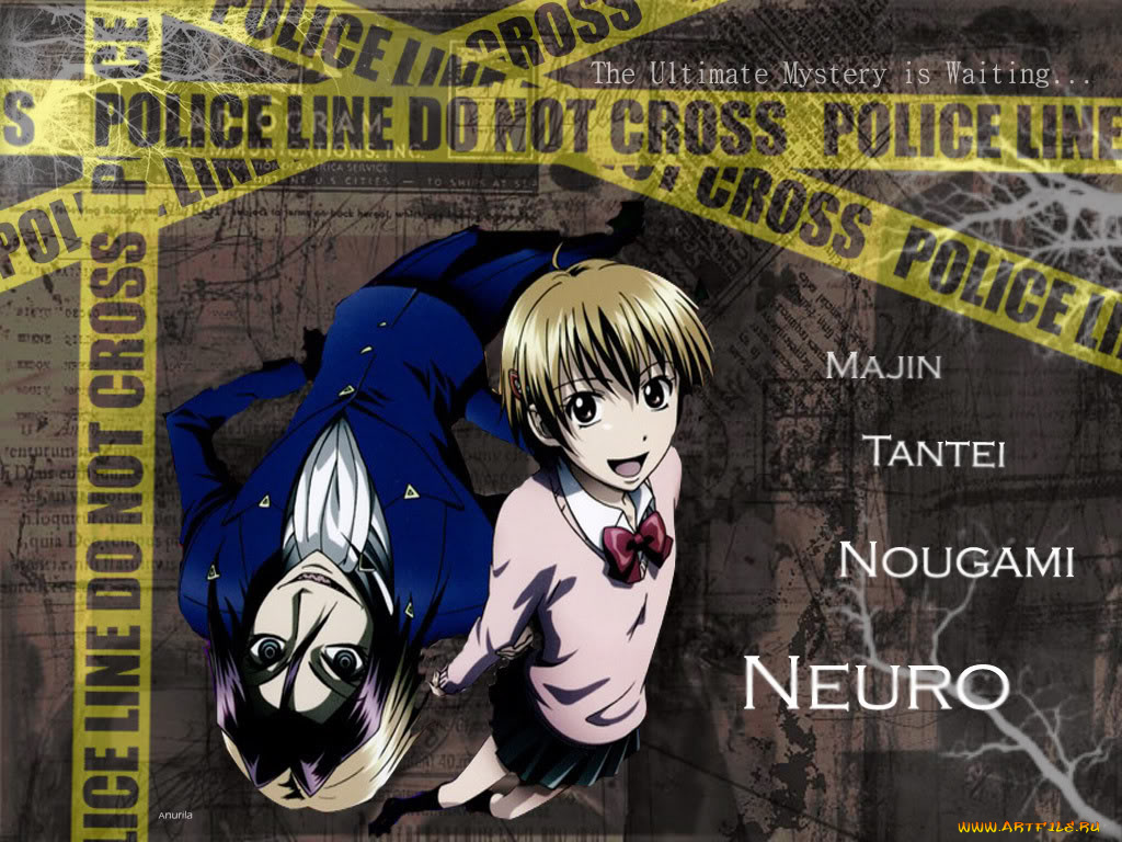 majin, tantei, nougami, neuro, аниме, nogami