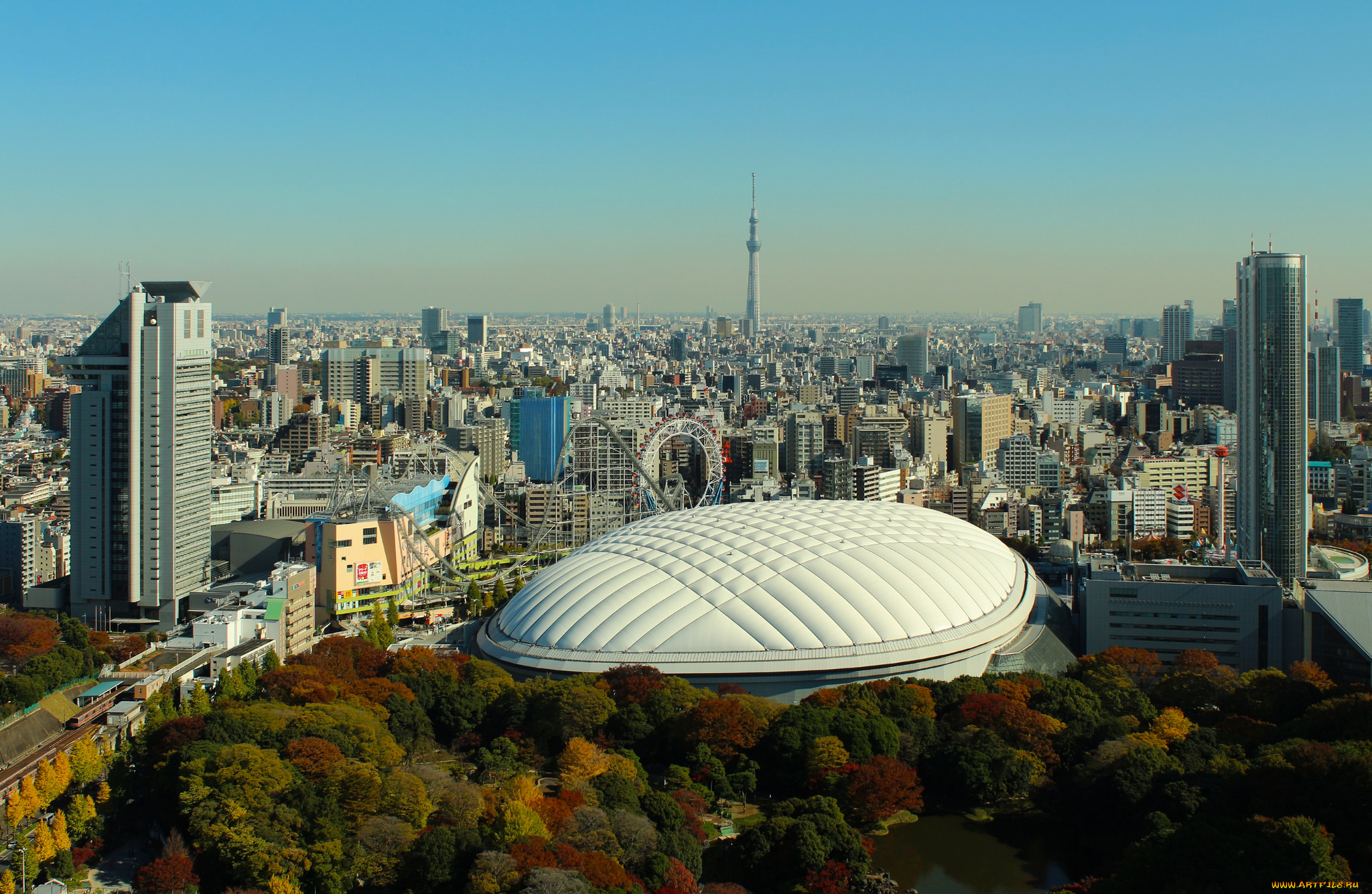 tokyo, города, токио, , Япония, небоскребы, панорама