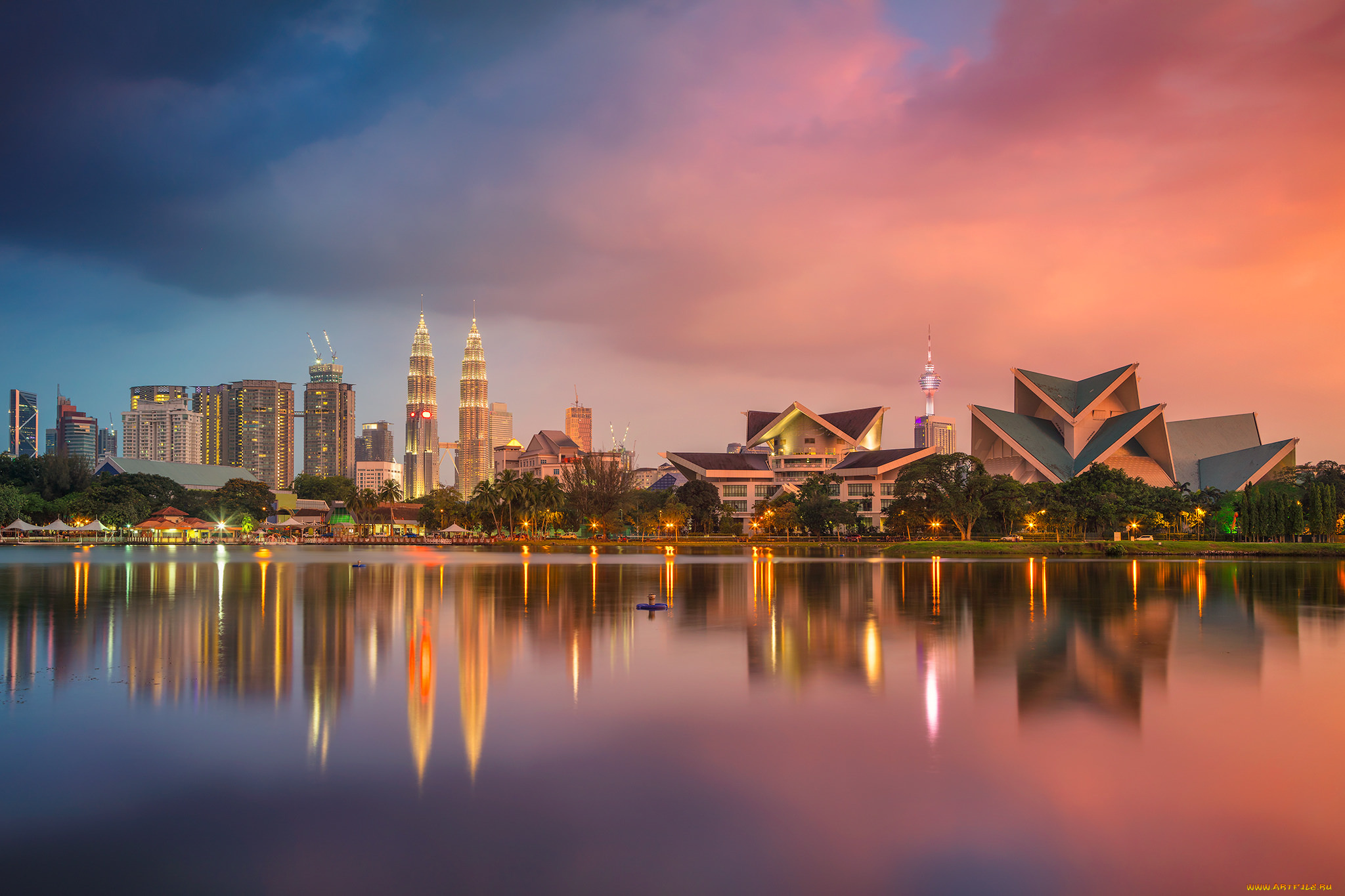 kuala, lumpur, города, куала-лумпур, , малайзия, небоскребы, панорама