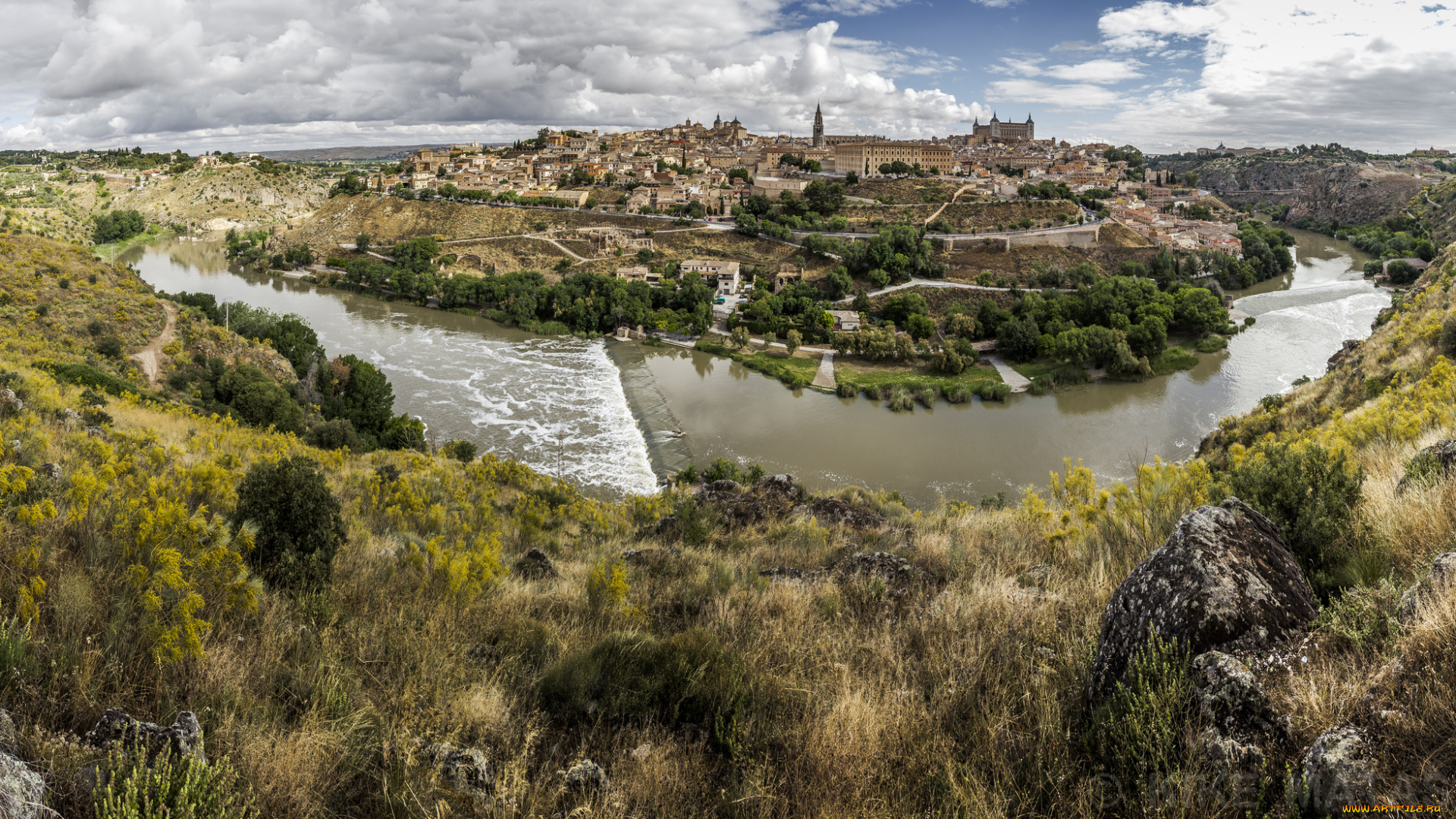 toledo, города, толедо, , испания, простор