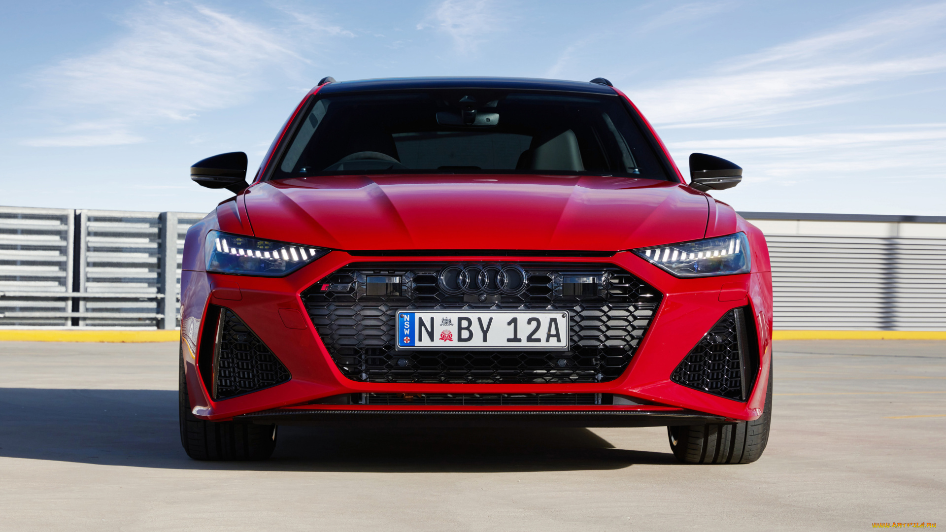 audi, rs, 6, avant, 2020, автомобили, audi, красный, rs6, avant, 2020, вид, спереди