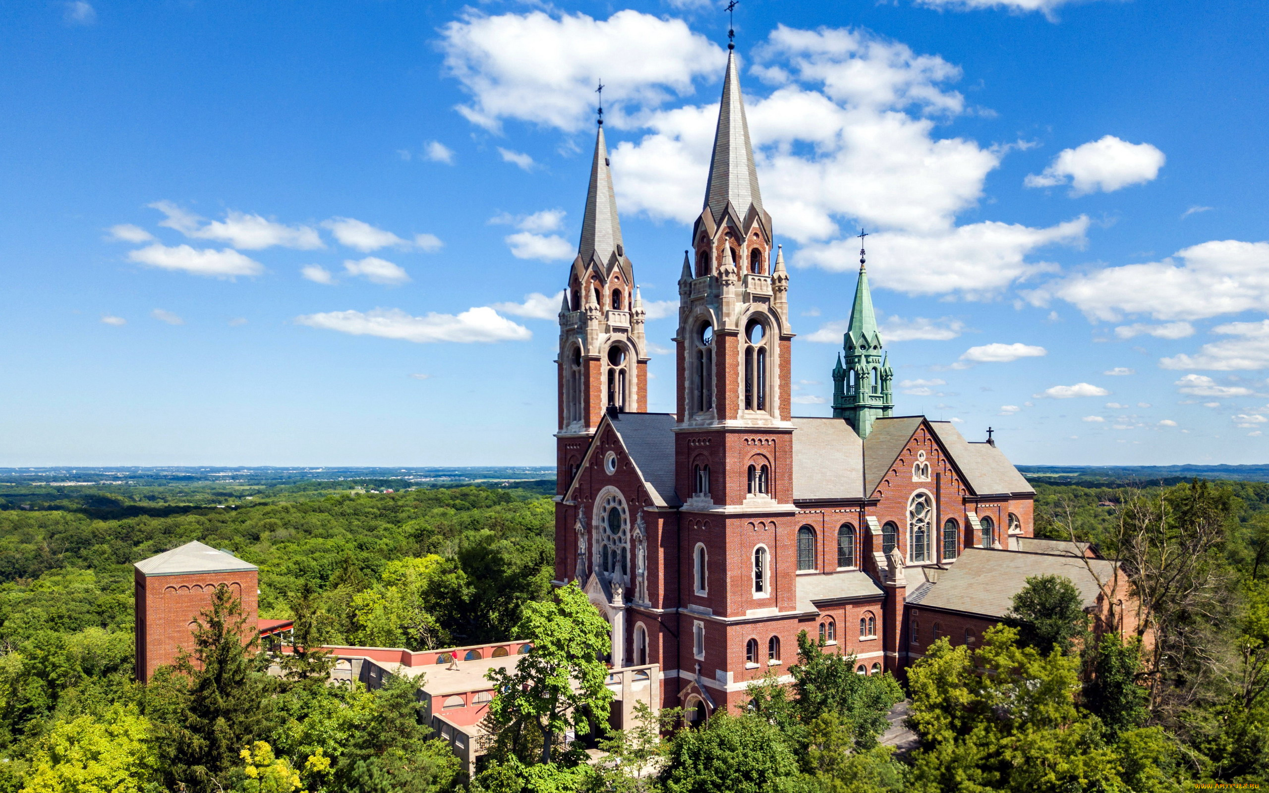 wisconsin, usa, города, -, католические, соборы, , костелы, , аббатства