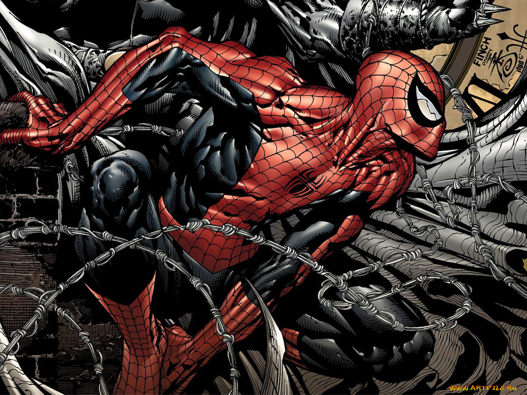 spiderman, рисованные, комиксы