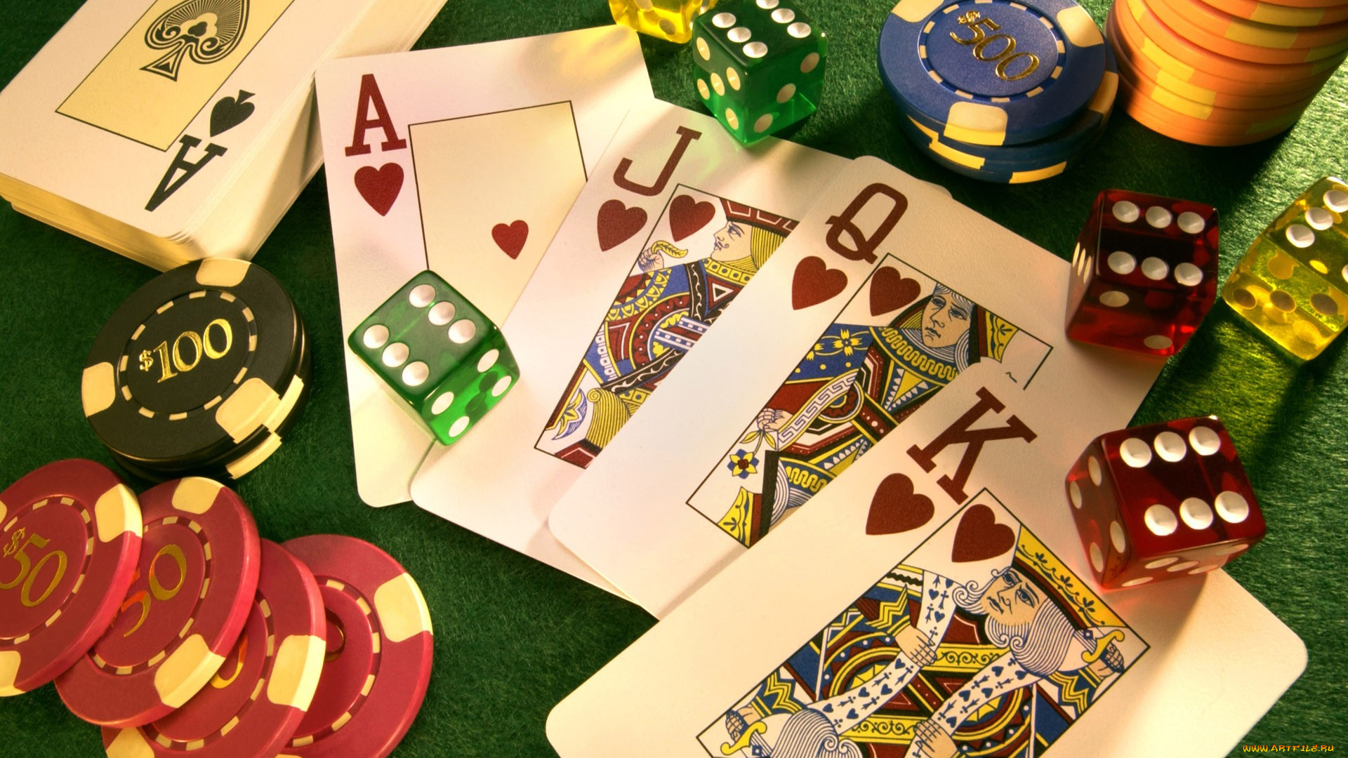 casino, разное, настольные, игры, азартные, кости, фишки, карты