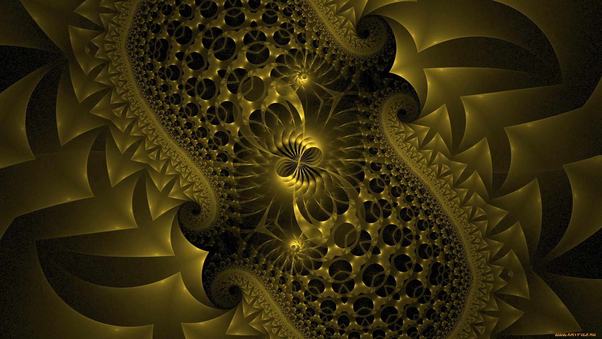 3д, графика, фракталы, , fractal, цвета, узор, фон