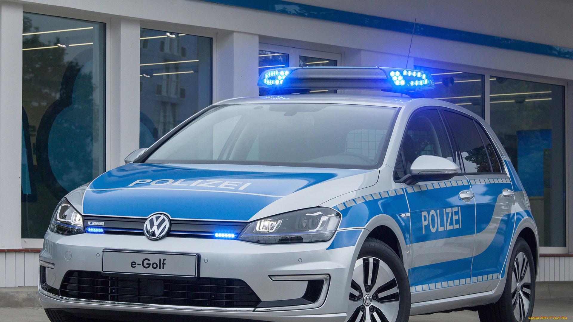 автомобили, полиция, volkswagen, e-golf, polizei, 2014