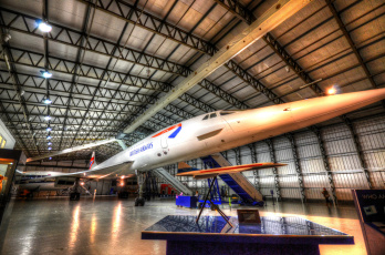 Картинка concorde авиация памятники+авиационных+изделий ангар сверхзвуковой авиалайнер