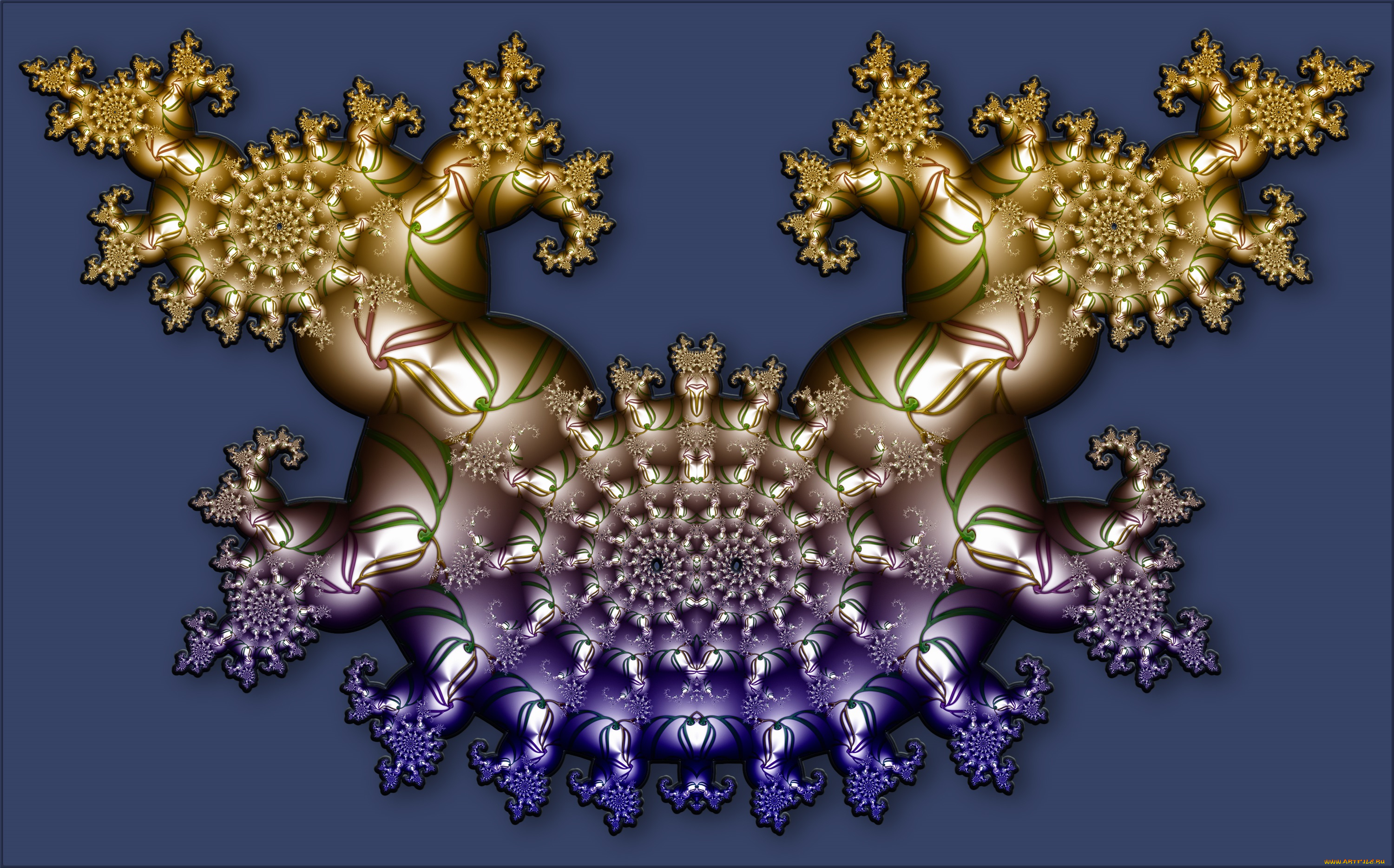 3д, графика, фракталы, , fractal, узор, фон, цвет