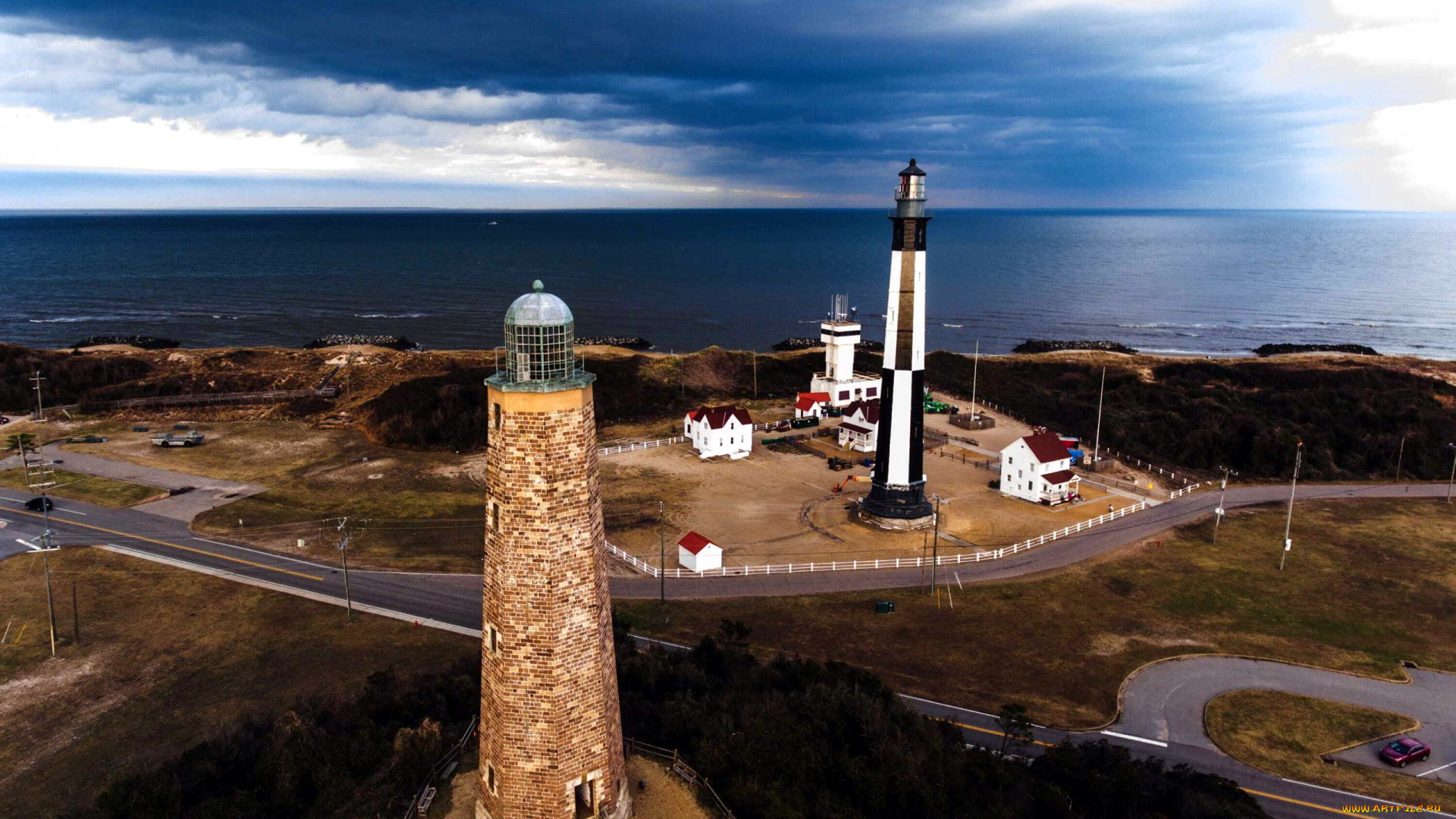 cape, henry, lighthouse, virginia, beach, us, природа, маяки, cape, henry, lighthouse, virginia, beach