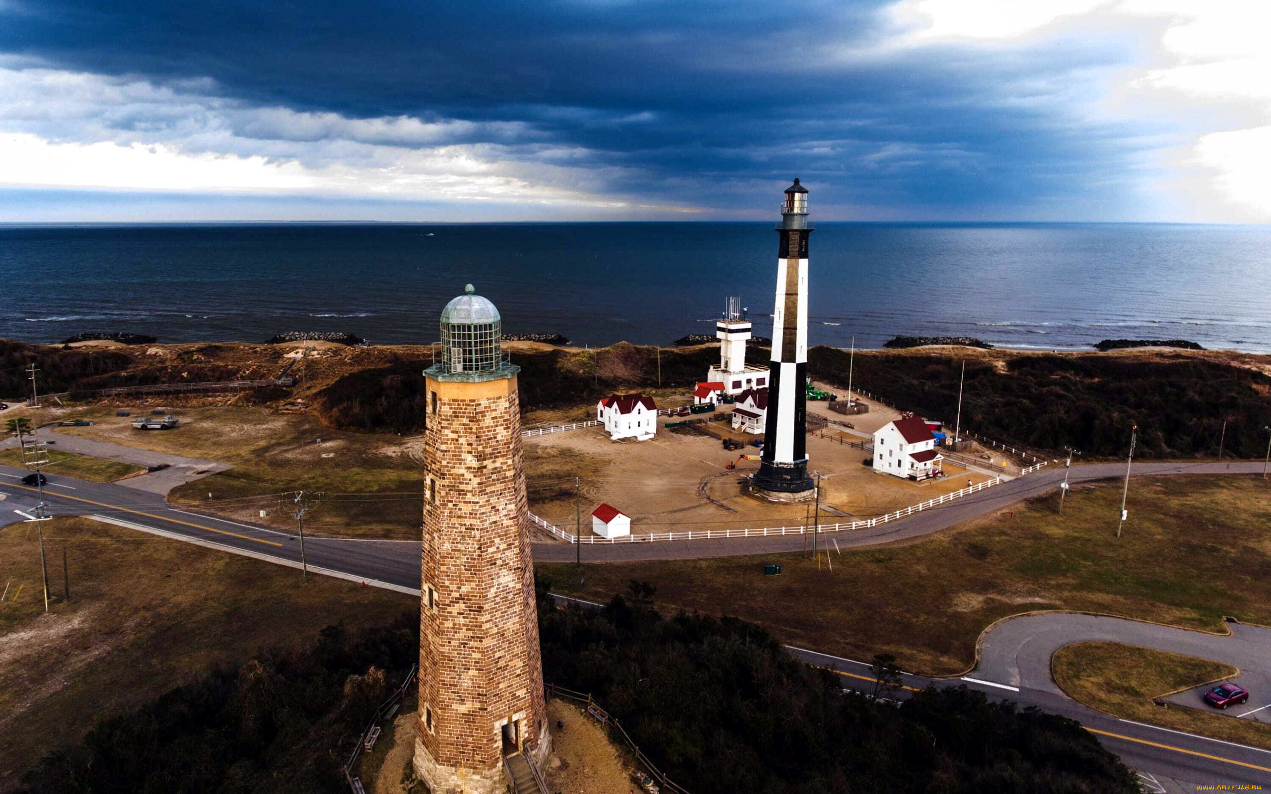 cape, henry, lighthouse, virginia, beach, us, природа, маяки, cape, henry, lighthouse, virginia, beach