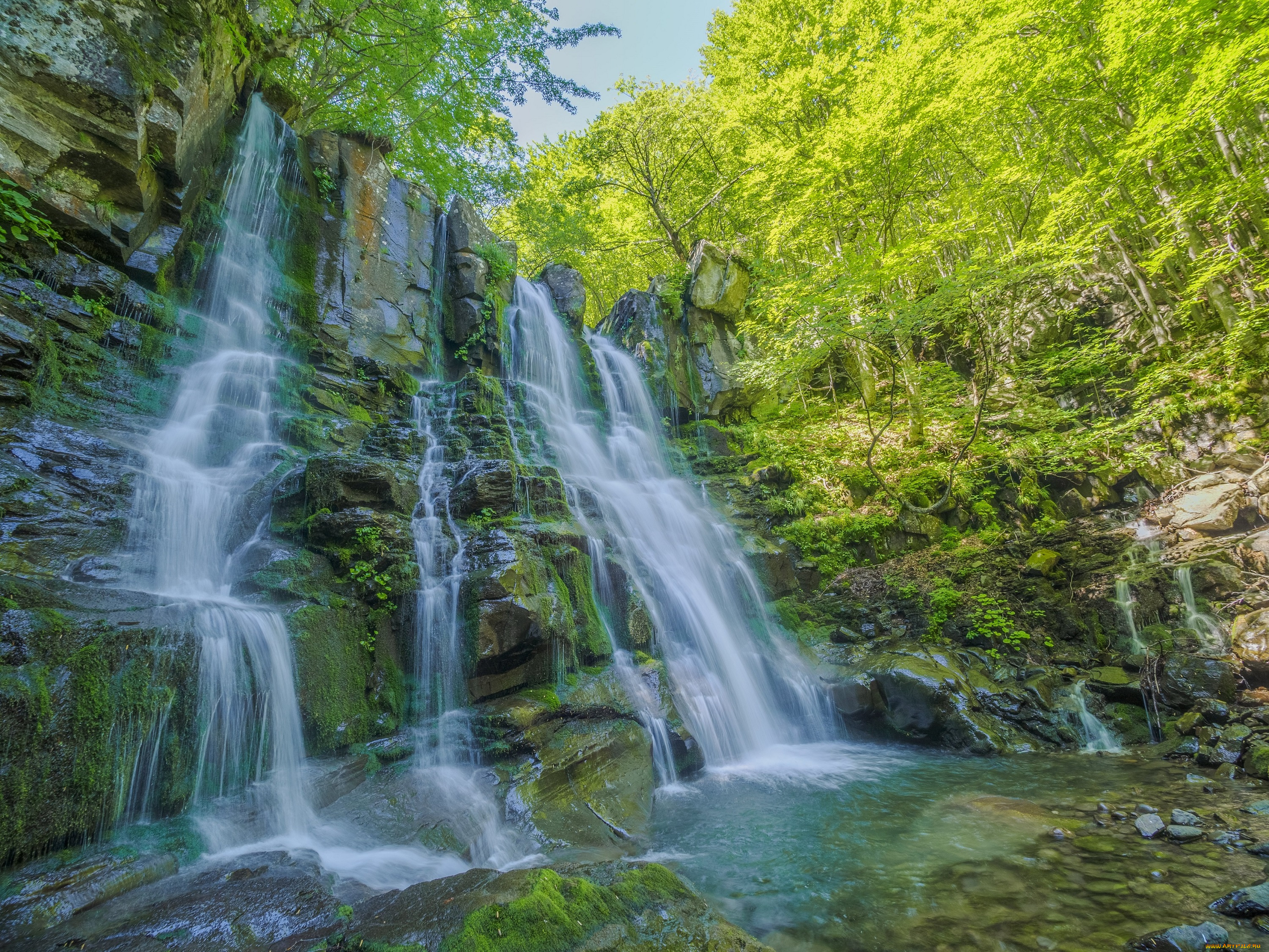 природа, водопады, водопад