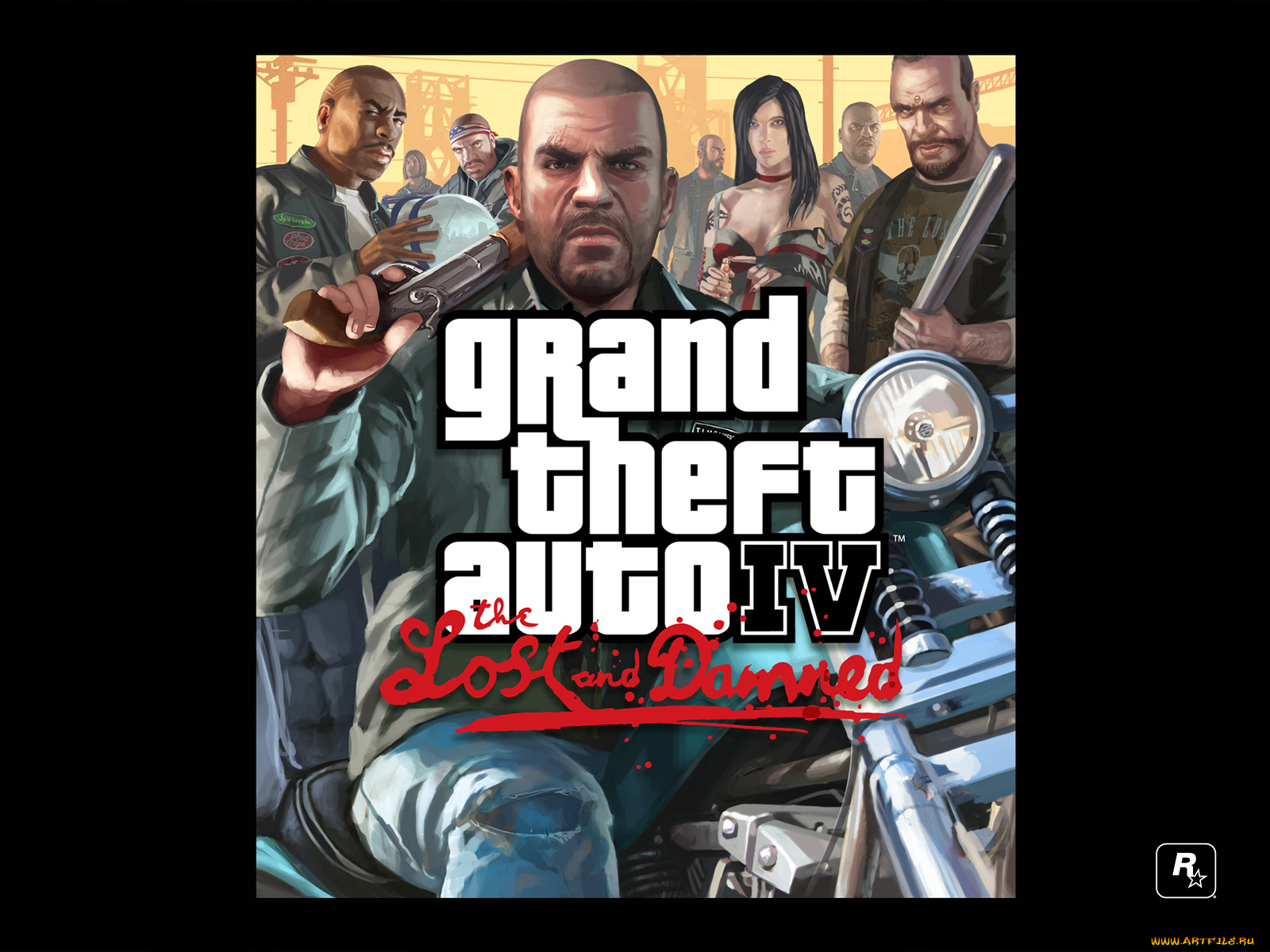 grand, theft, auto, iv, the, lost, and, damned, видео, игры