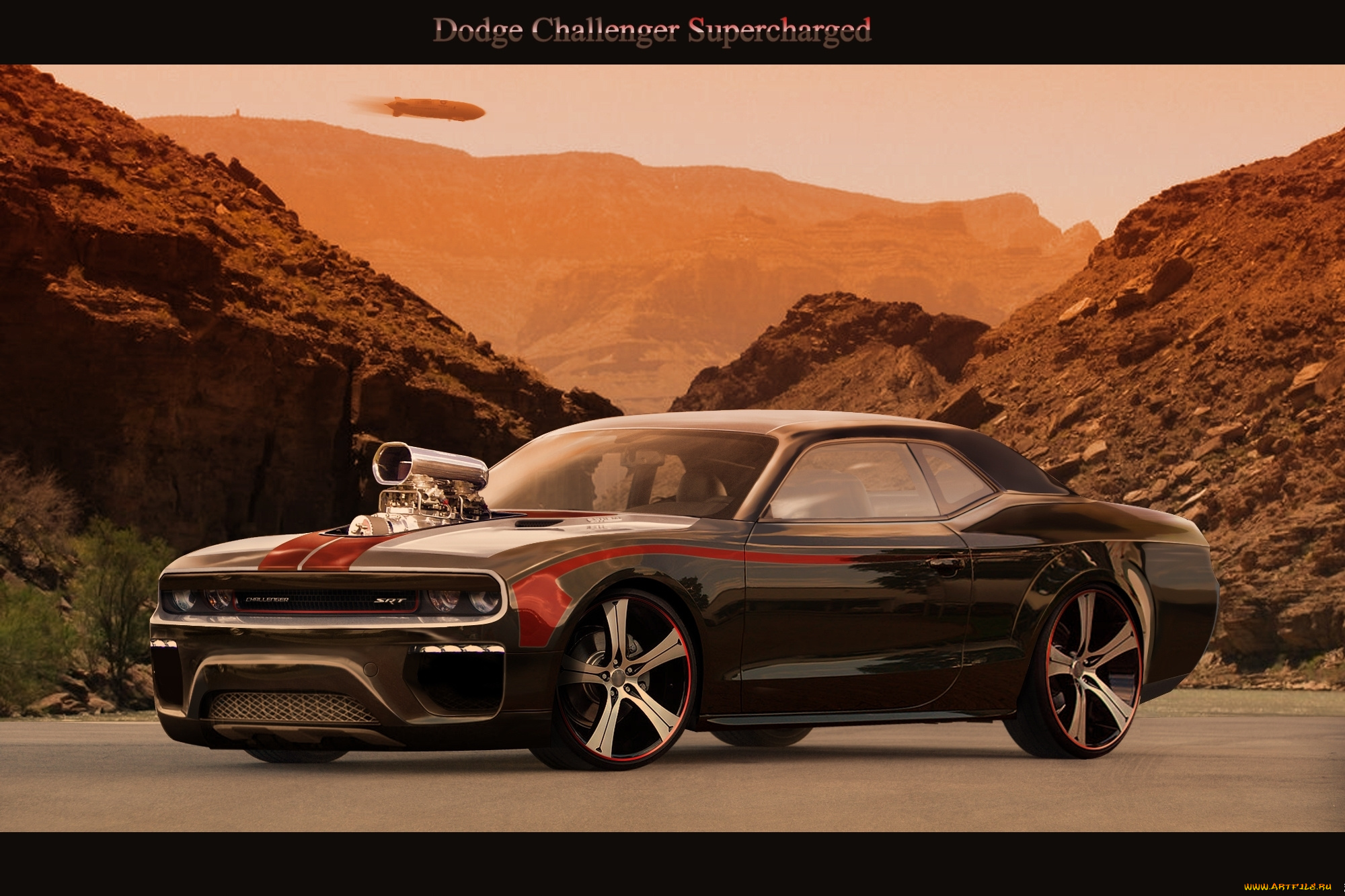dodge, challenger, автомобили, виртуальный, тюнинг, автомобиль, стиль, красота, мощь, скорость
