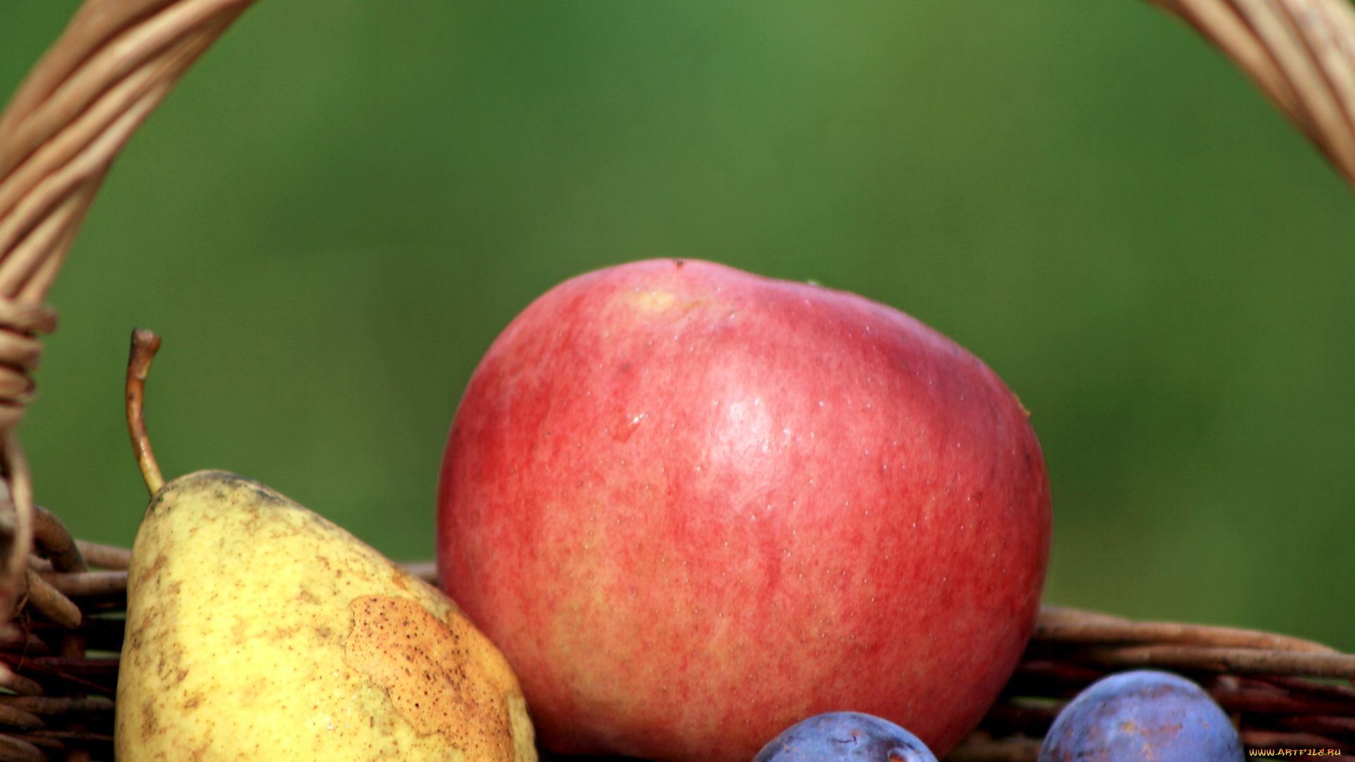 еда, фрукты, ягоды, груша, яблоко