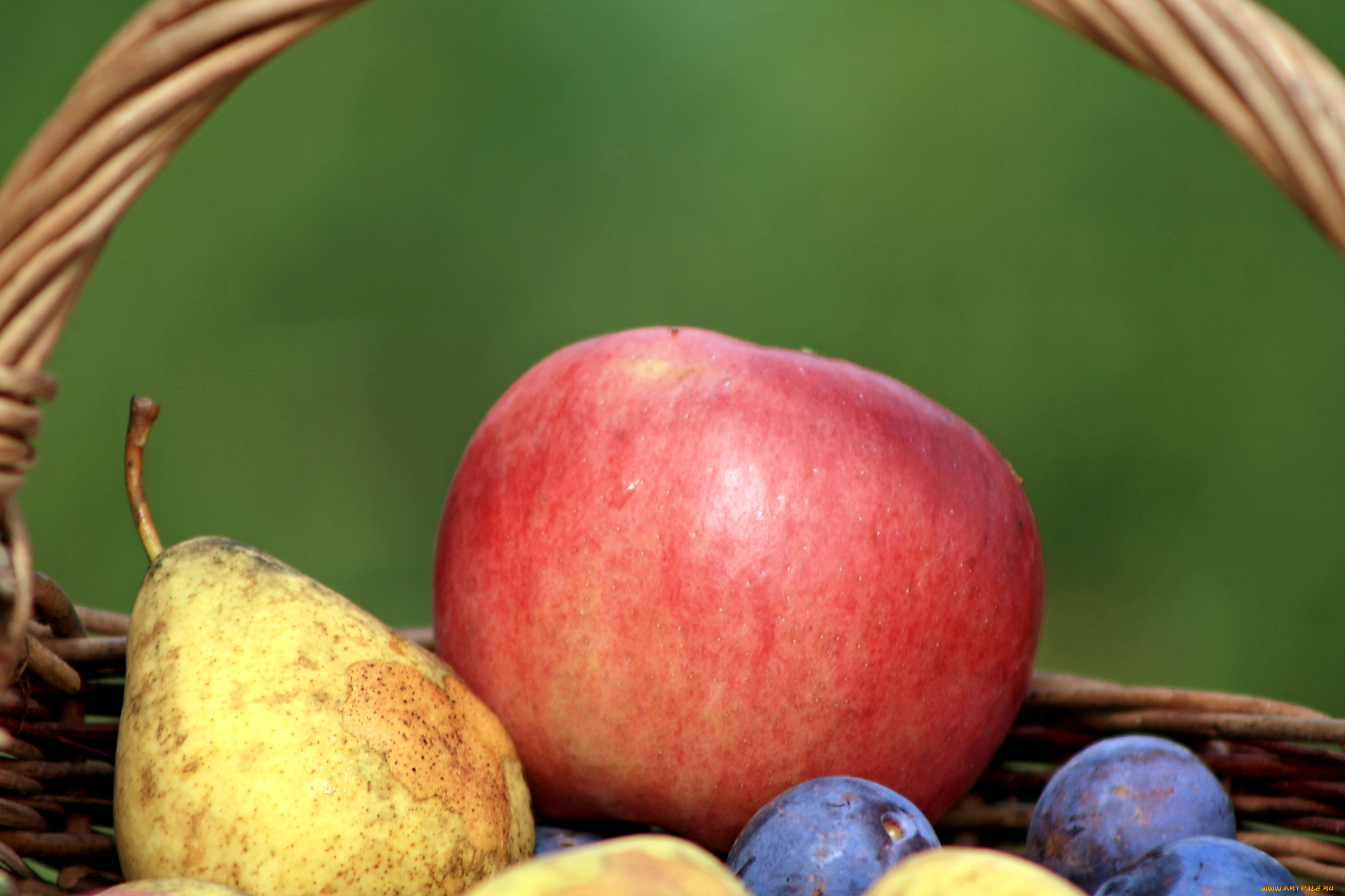 еда, фрукты, ягоды, груша, яблоко