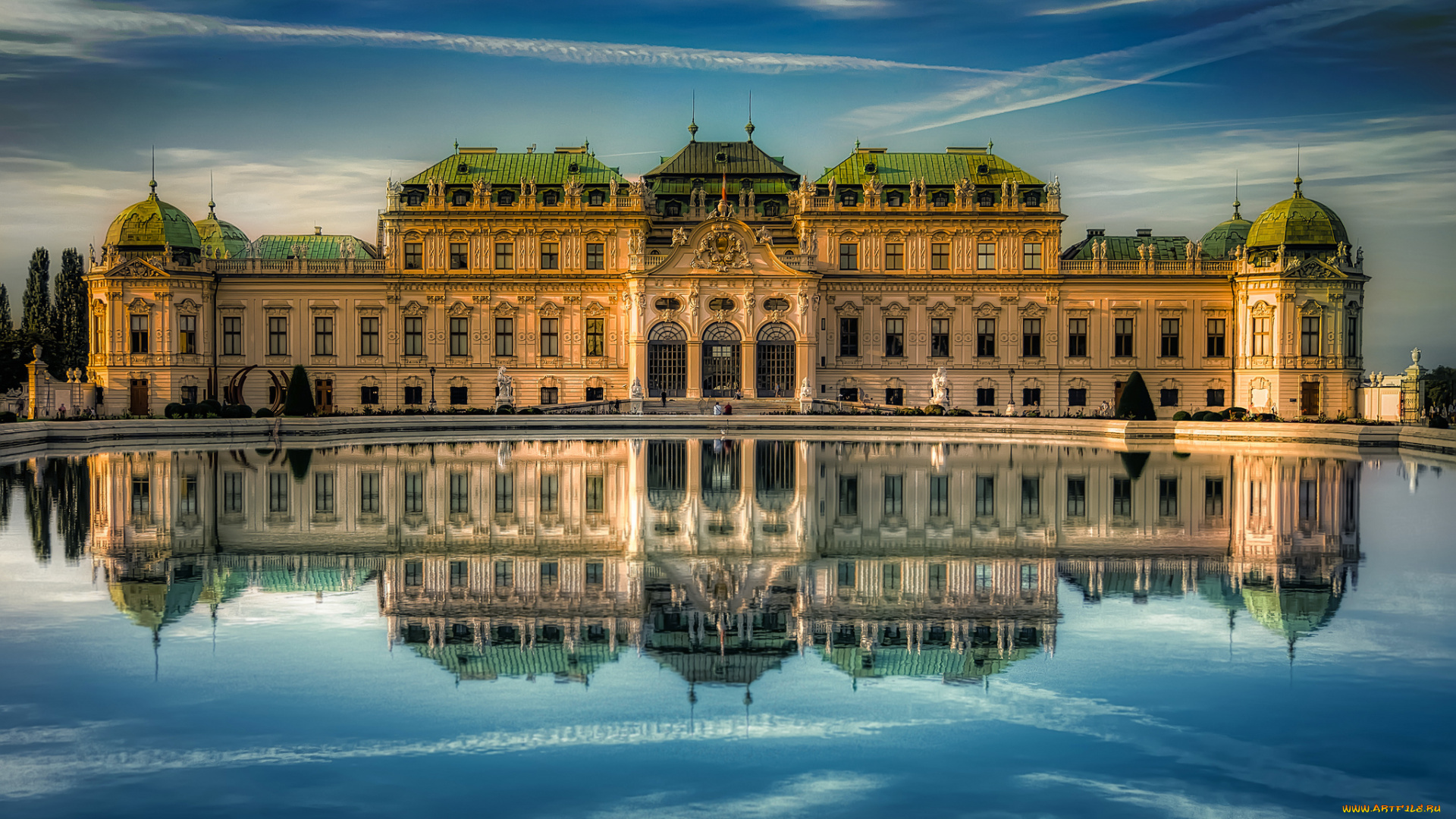 schloss, belvedere, in, vienna, города, вена, , австрия, дворец