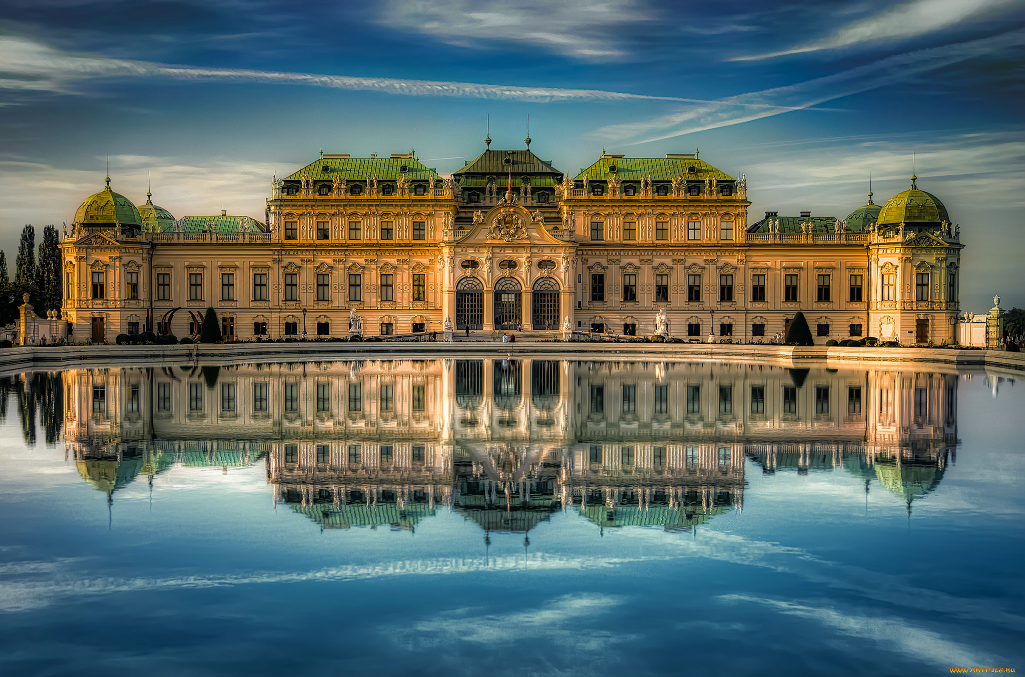 schloss, belvedere, in, vienna, города, вена, , австрия, дворец