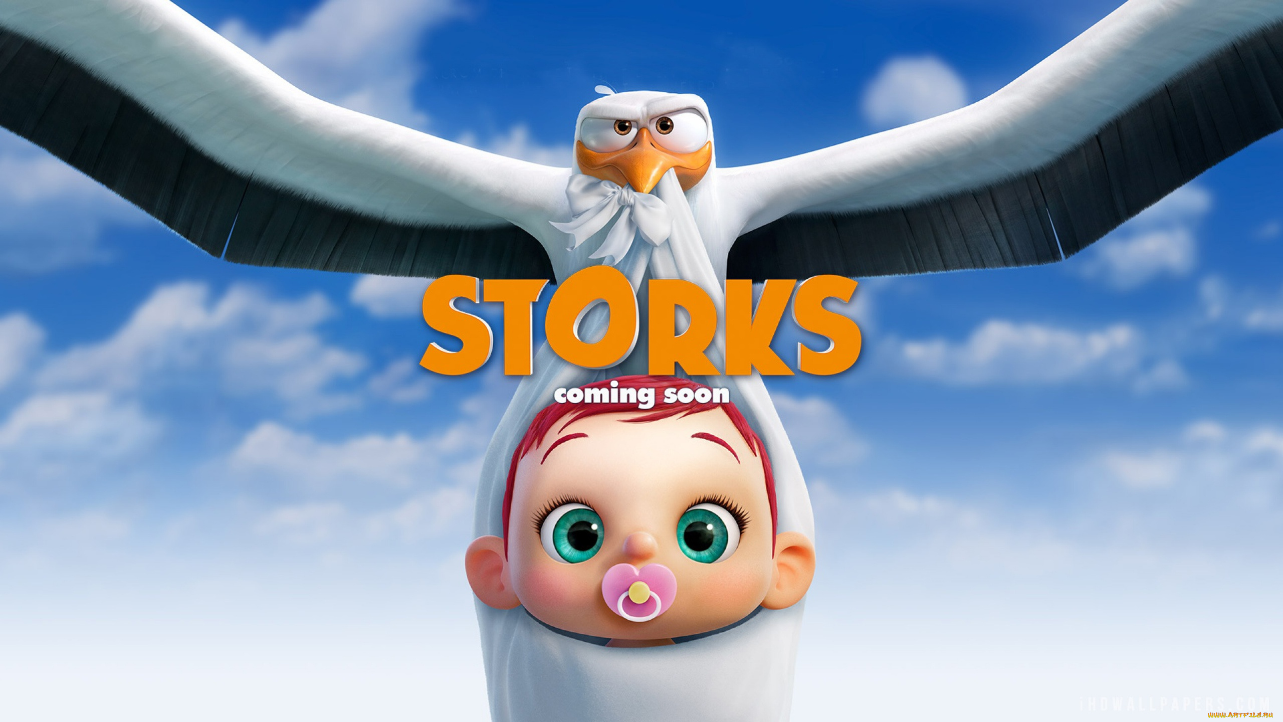 мультфильмы, storks, аисты