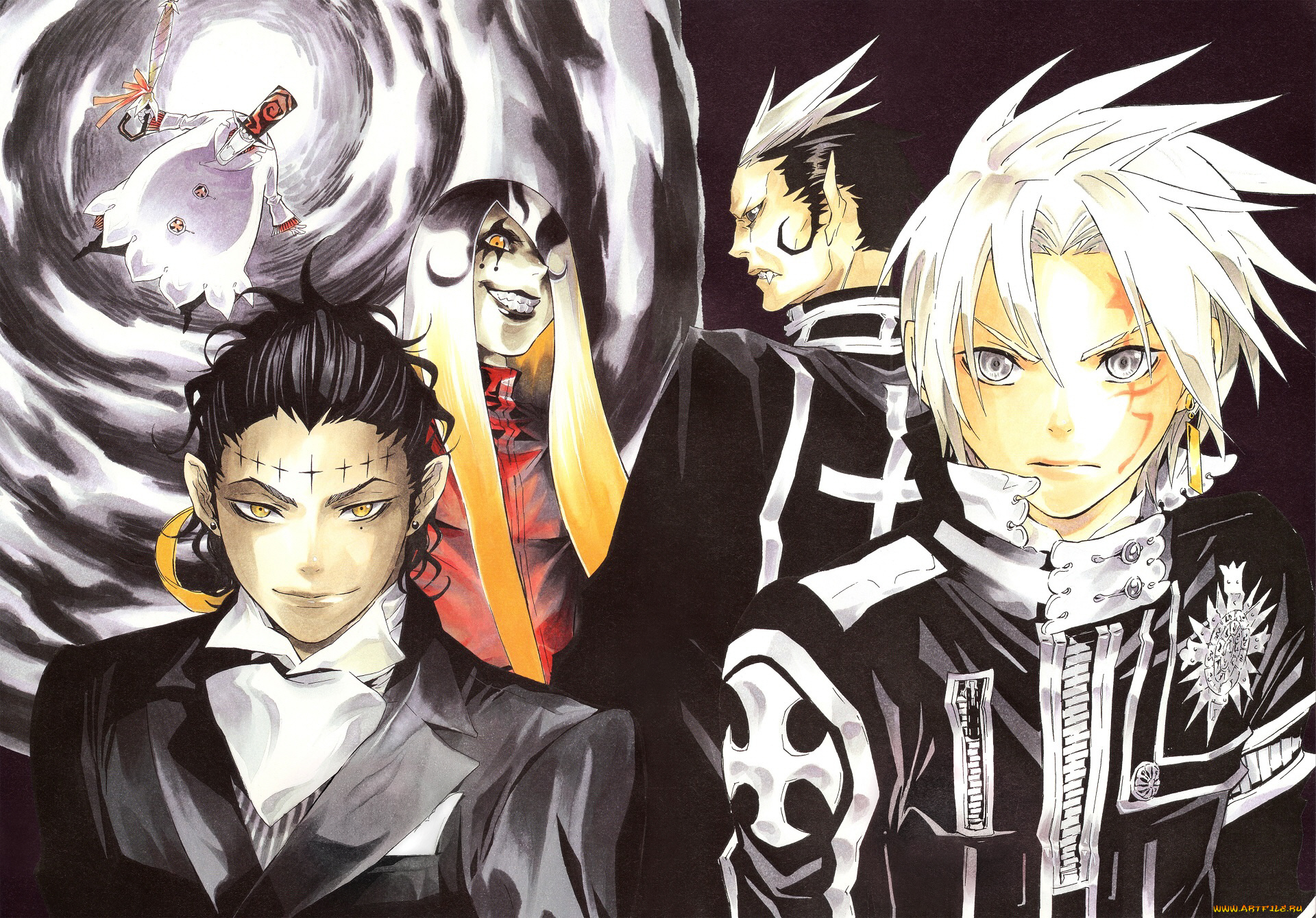 аниме, , gray-man, парни