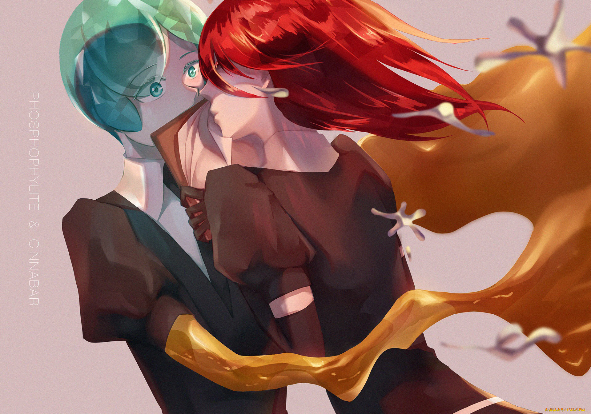 аниме, houseki, no, kuni, девушки