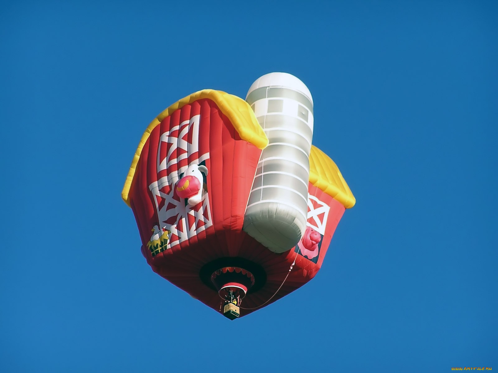 barn, balloon, авиация, воздушные, шары