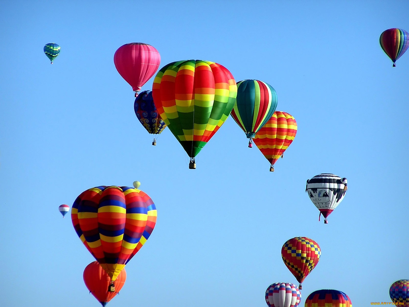 bright, colors, авиация, воздушные, шары