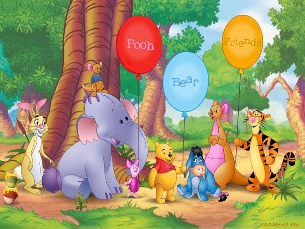 мультфильмы, winnie, the, pooh