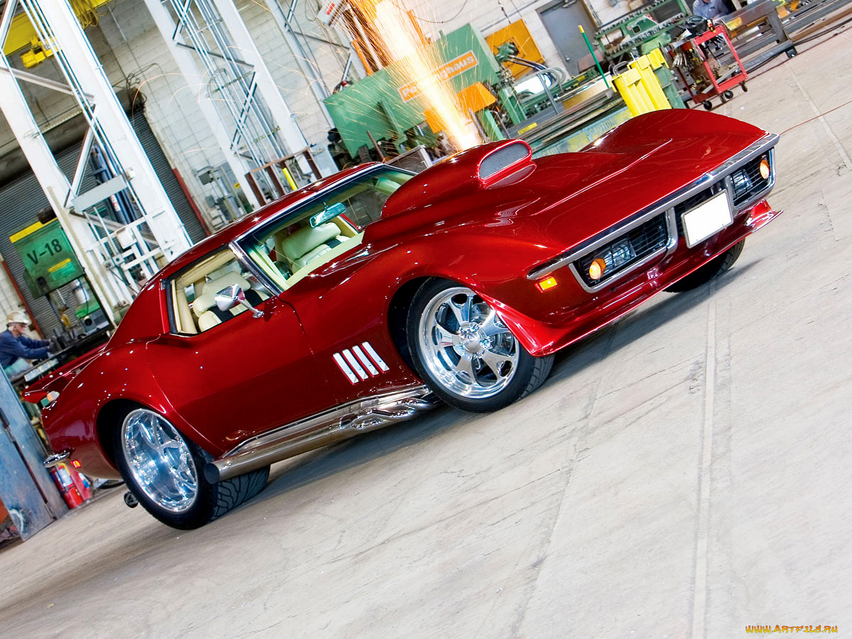 1969, chevrolet, corvette, автомобили, hotrod, dragster