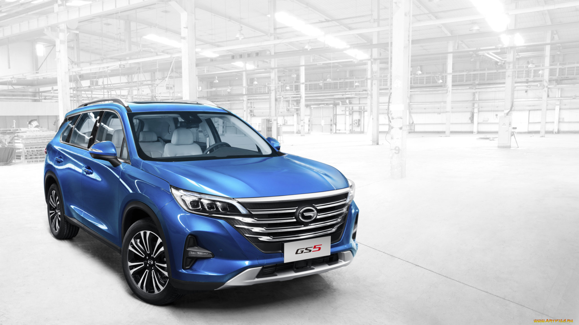 автомобили, gac, синий, 2019, trumpchi, gs5, кроссовер, китайские