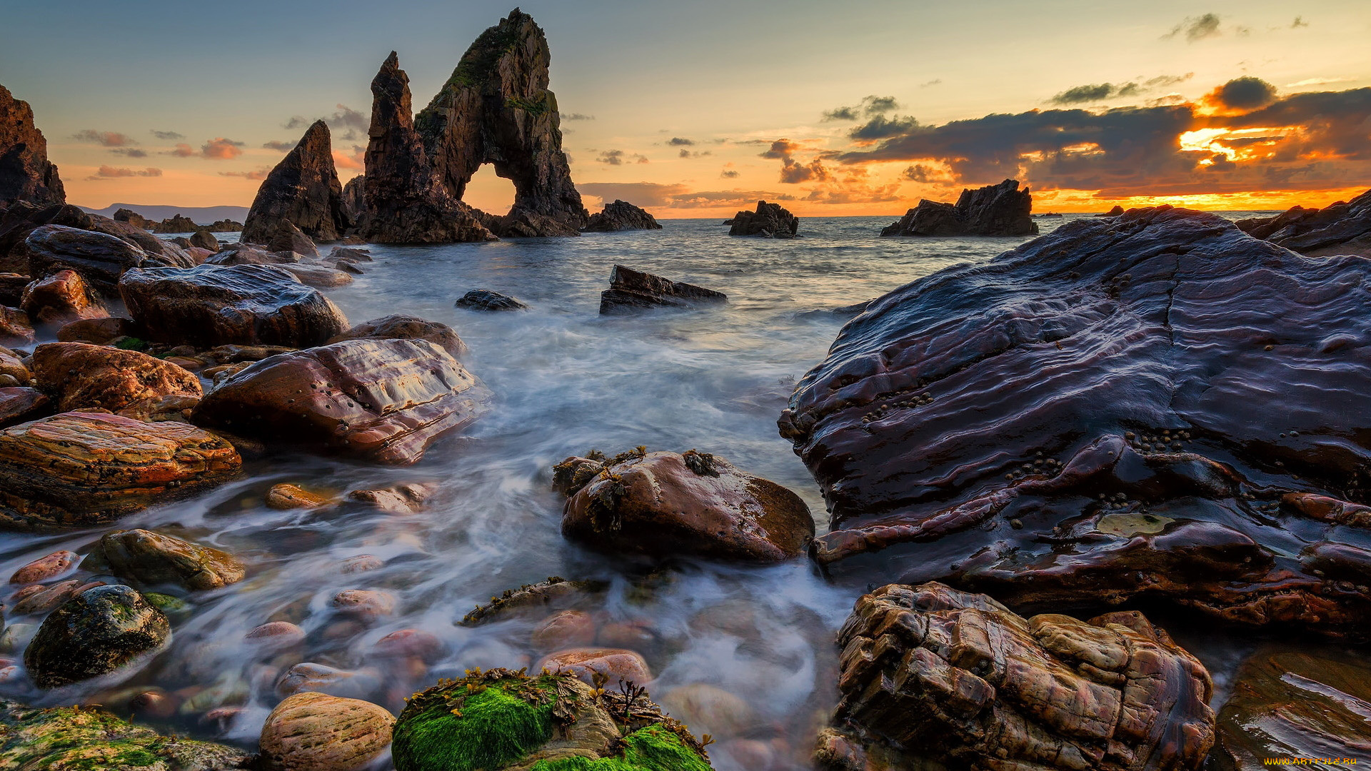 crohy, head, donegal, ireland, природа, побережье, crohy, head