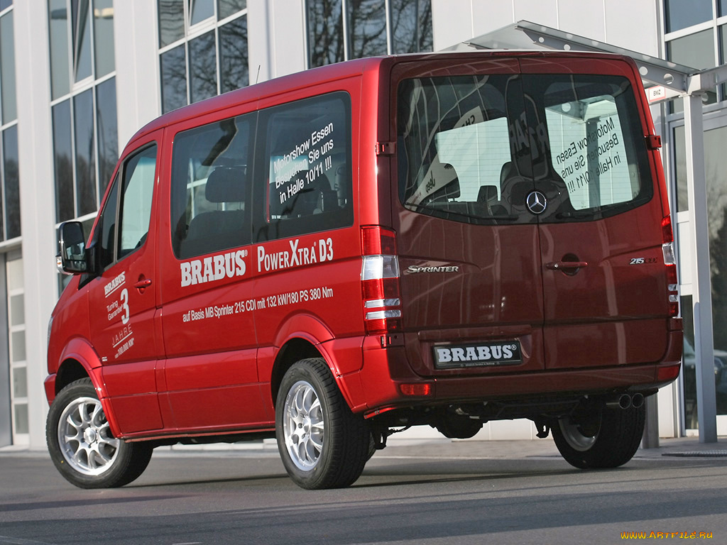 2007, brabus, mercedes, benz, sprinter, автомобили