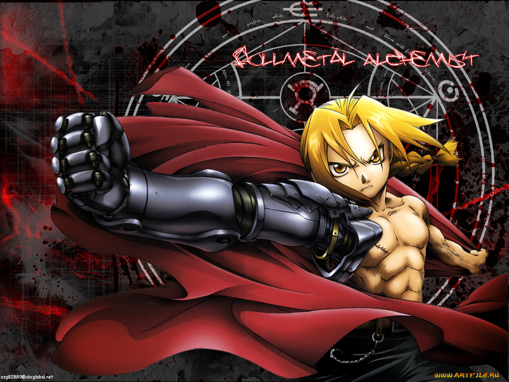 аниме, fullmetal, alchemist