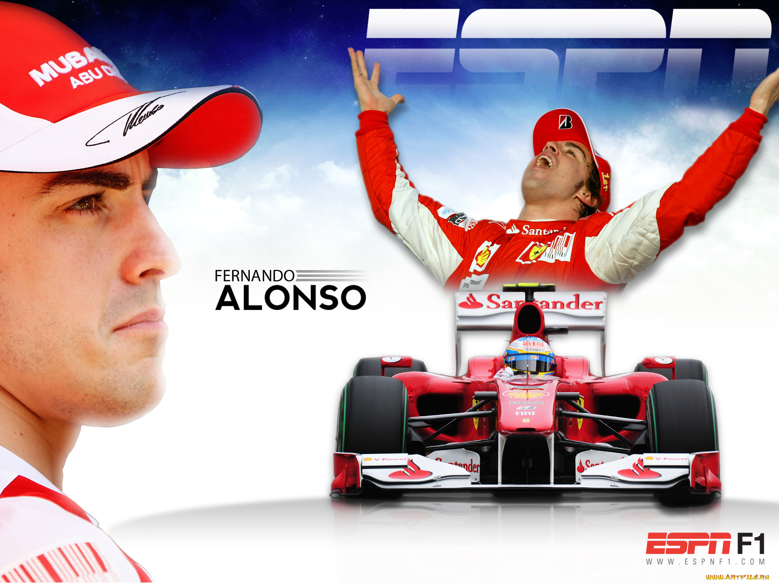 fernando, alonso, 2010, спорт, формула, чемпионат, 1