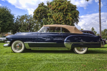 обоя 1949 cadillac series 62 convertible, автомобили, выставки и уличные фото, автошоу, выставка