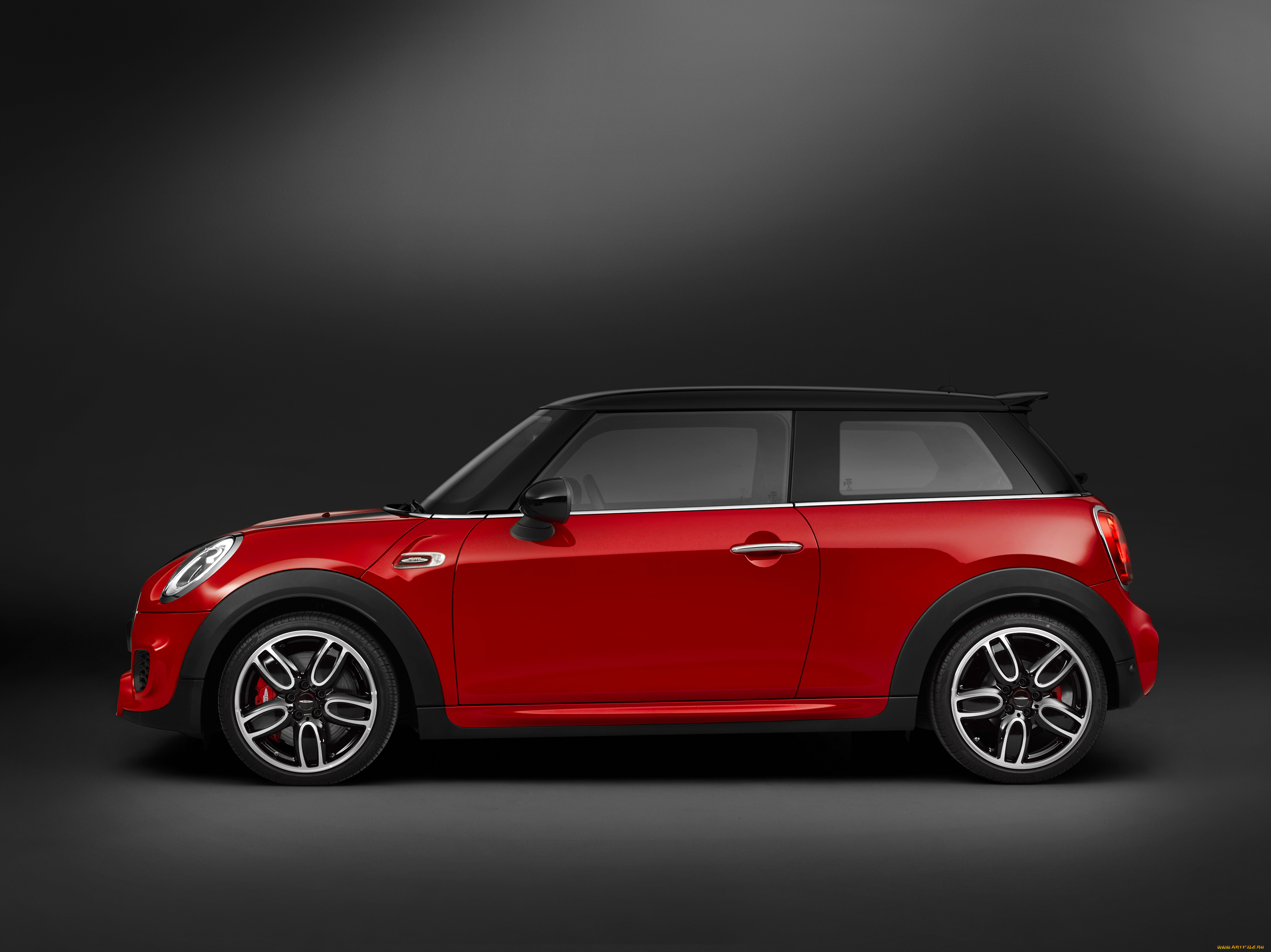 автомобили, mini, john, cooper, works, f56, 2015г, красный