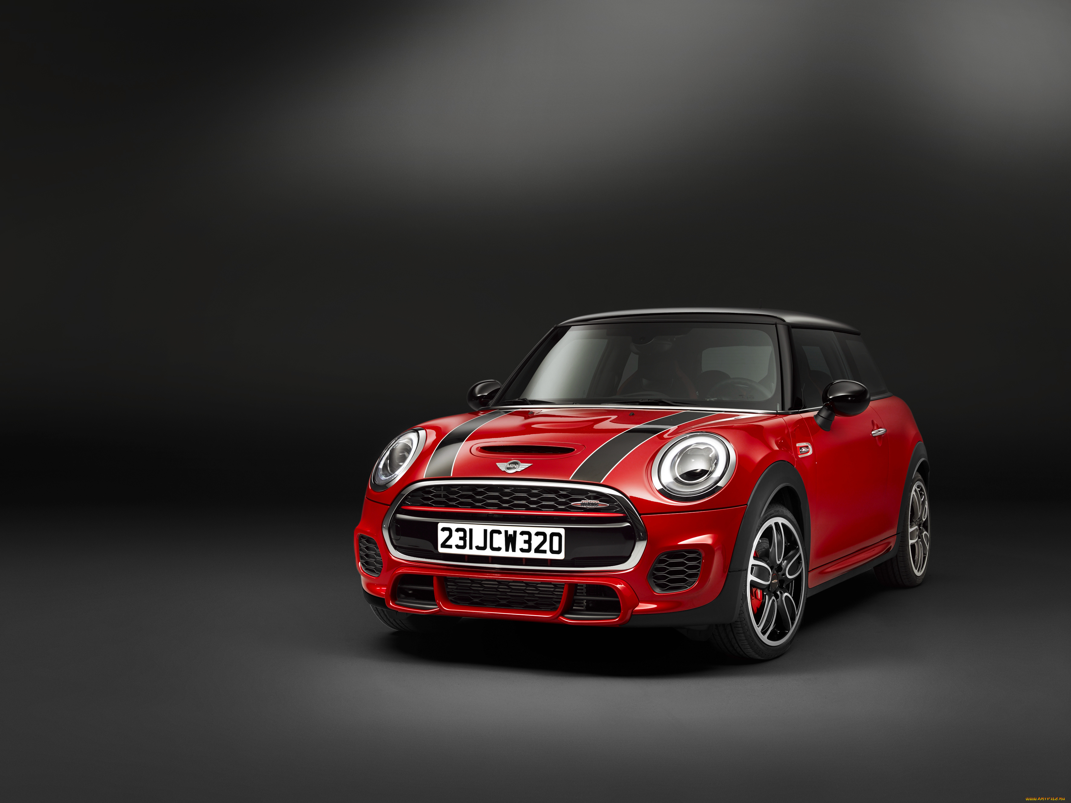 автомобили, mini, john, cooper, works, f56, 2015г, красный