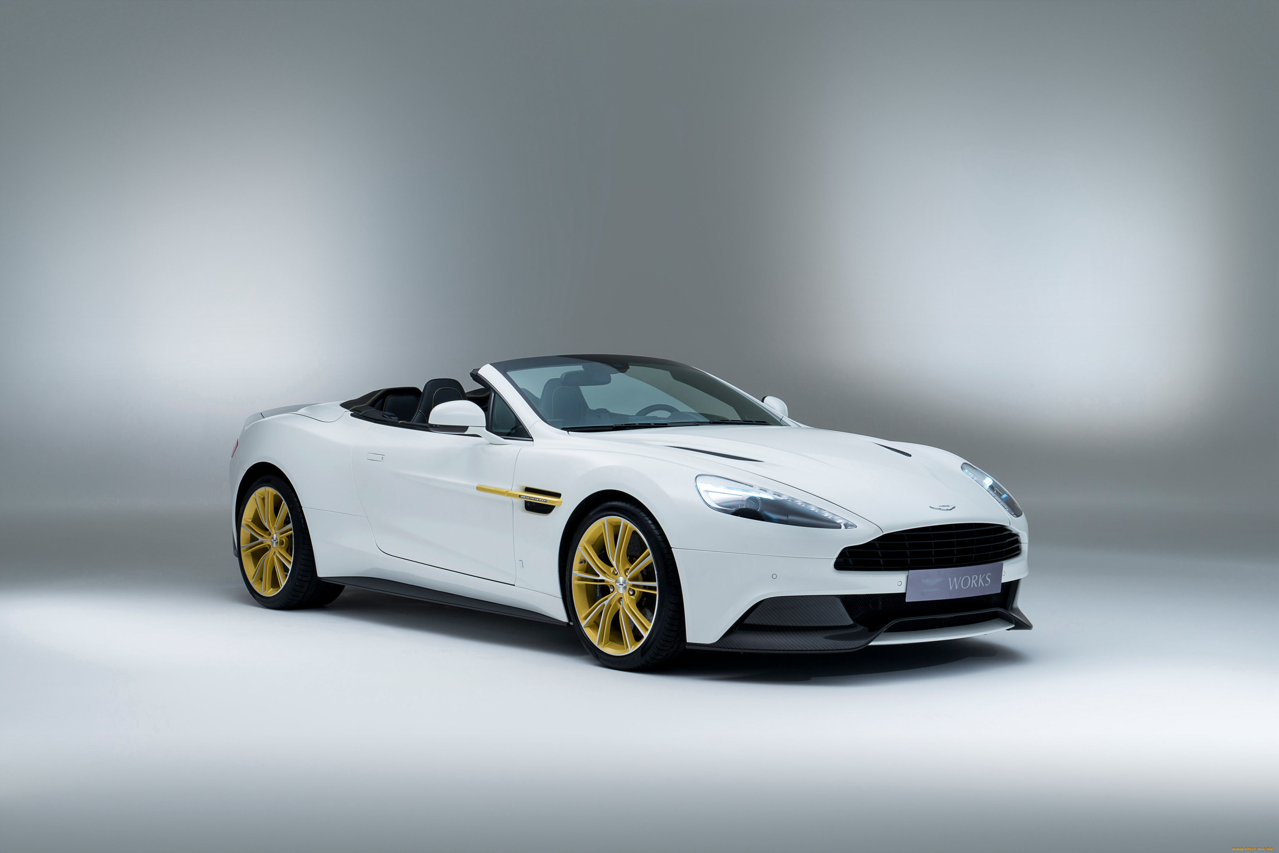 автомобили, aston, martin, aston, martin, vanquish, volante, works, 60th, anniversary, 2014г, серый