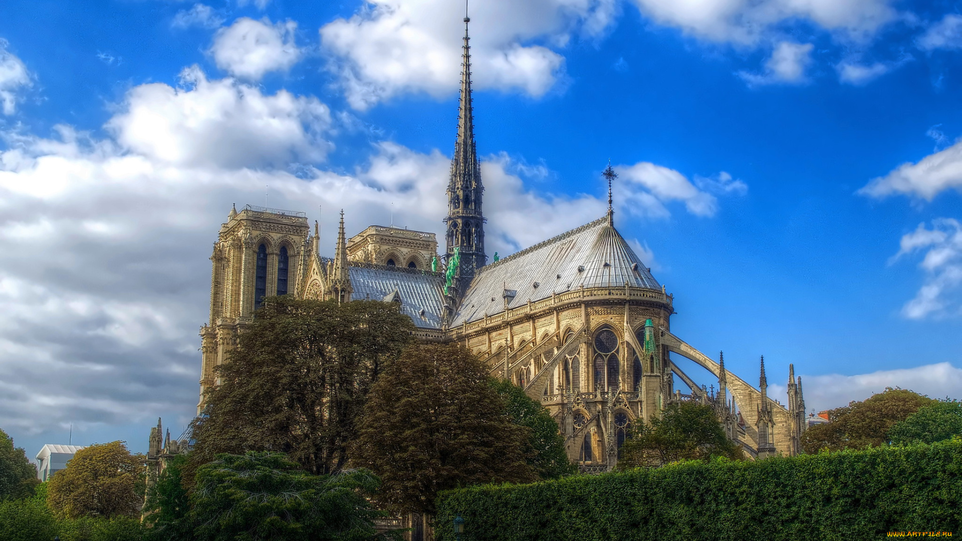 notre, dame, , paris, города, париж, , франция, собор