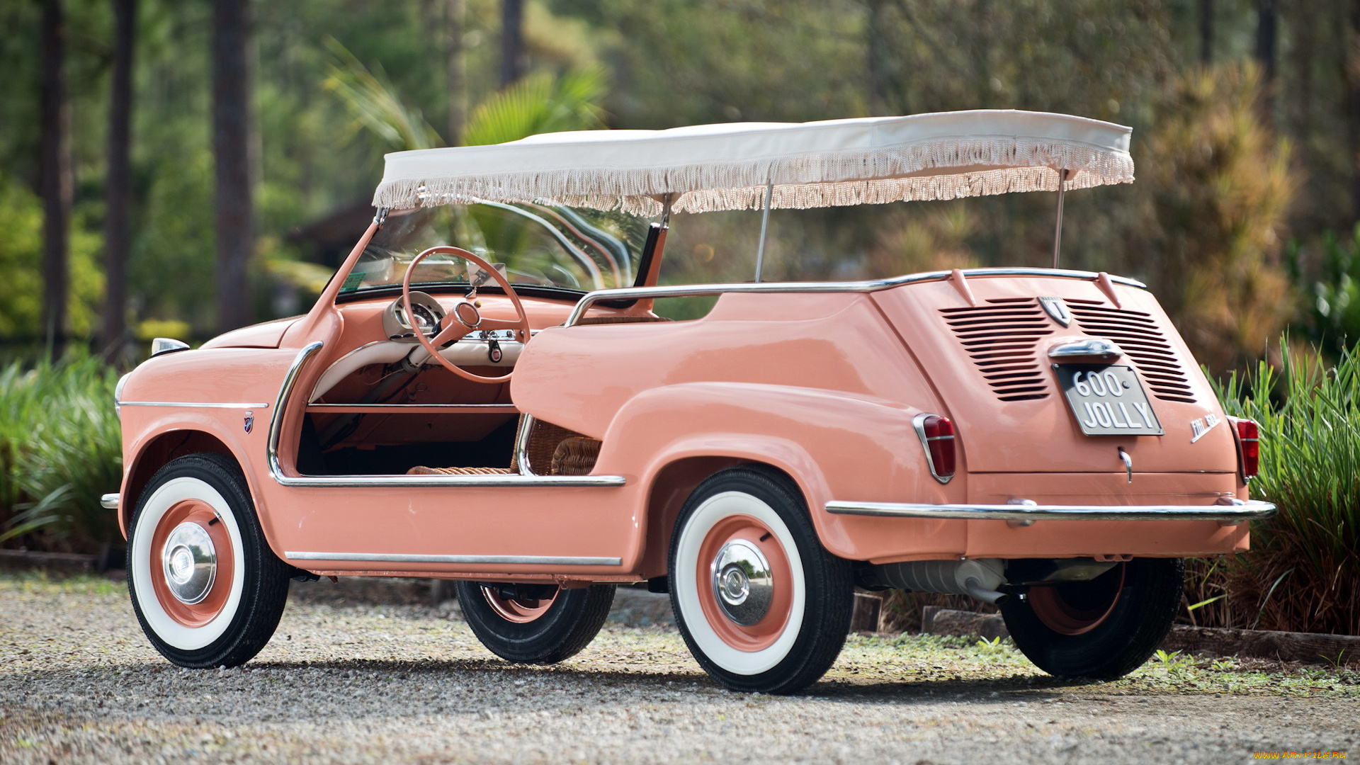 fiat, 500, jolly, 1960, автомобили, fiat, jolly, 1960, розовый, 500