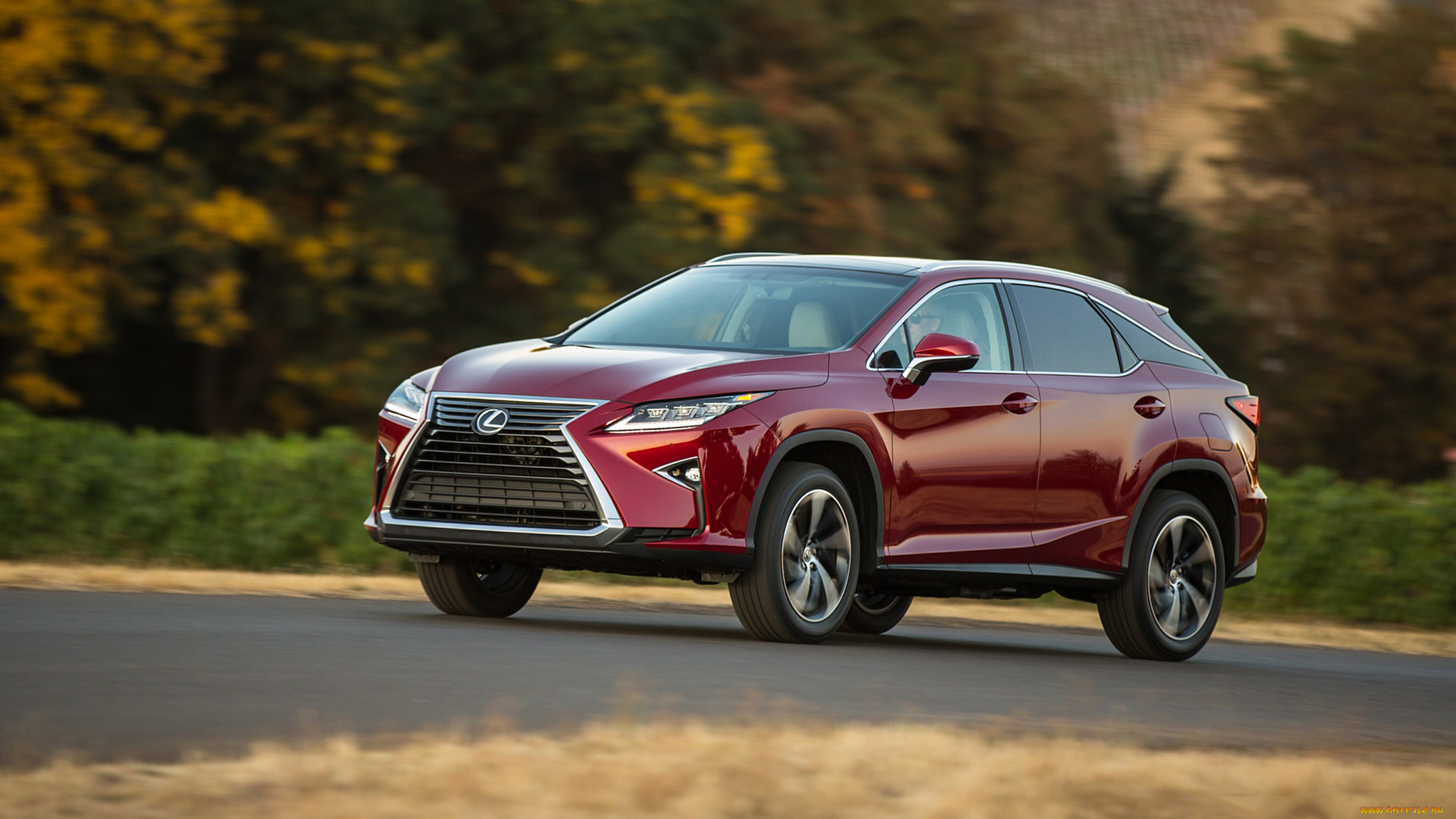 lexus, rx-350, 2018, автомобили, lexus, 2018, вишнёвый, rx-350