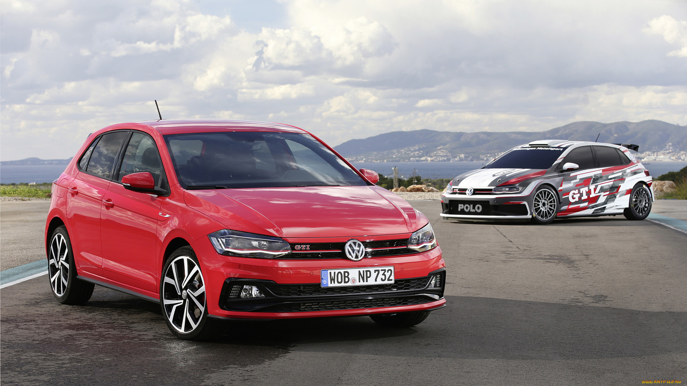 volkswagen, polo, gti, and, polo, gti, r5, 2018, автомобили, volkswagen, gti, polo, 2018, r5