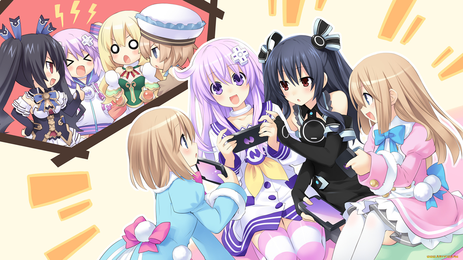 аниме, hyperdimension, neptunia, hyperdimension, neptunia