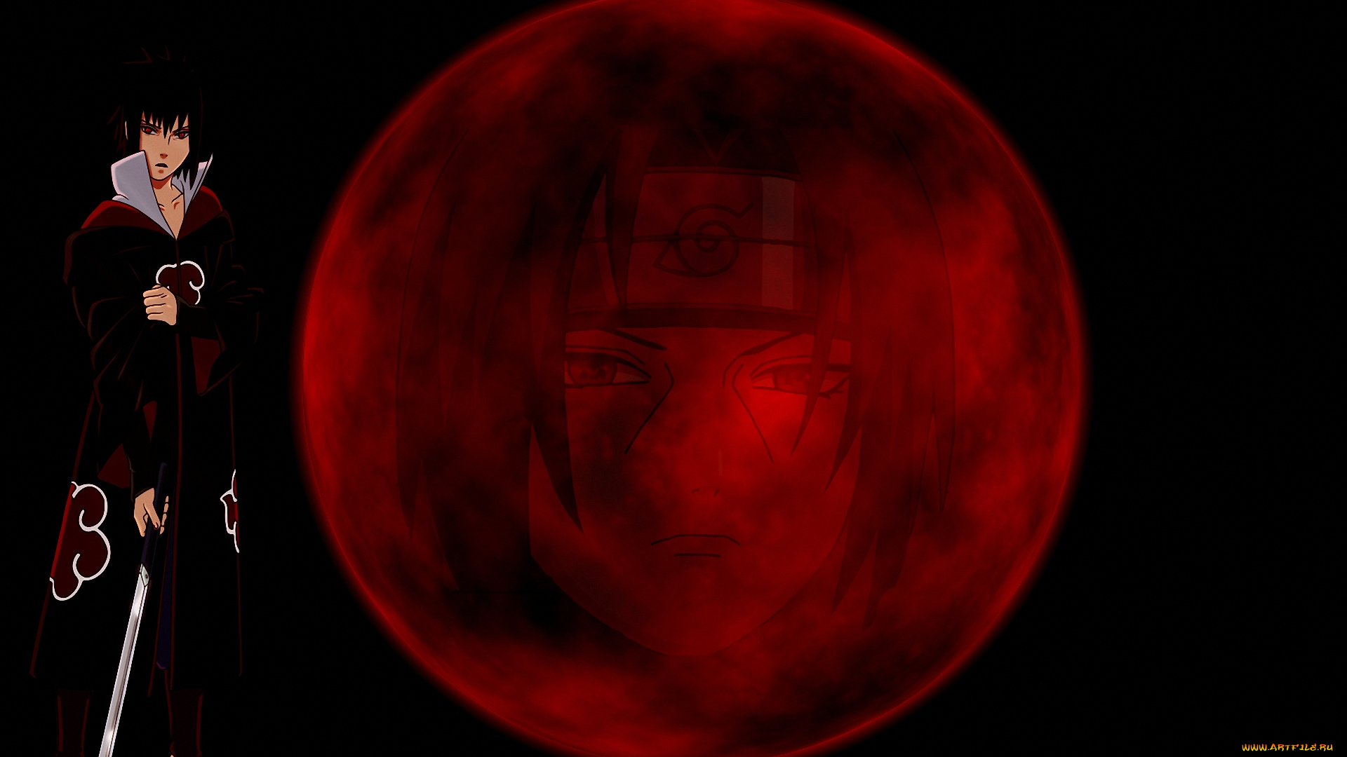 аниме, naruto, shinobi, uchiha, sasuke, шаринган, itachi, меч, шиноби, ниндзя