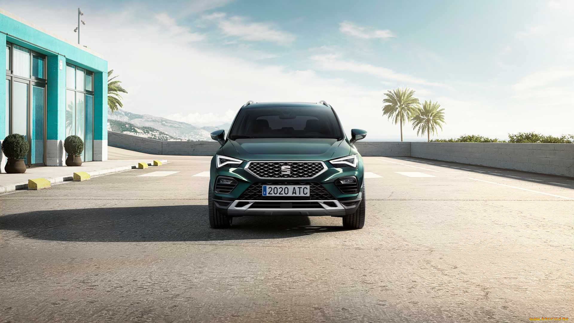 2021, seat, ateca, автомобили, seat, кроссовер, 2021, ateca, вид, спереди