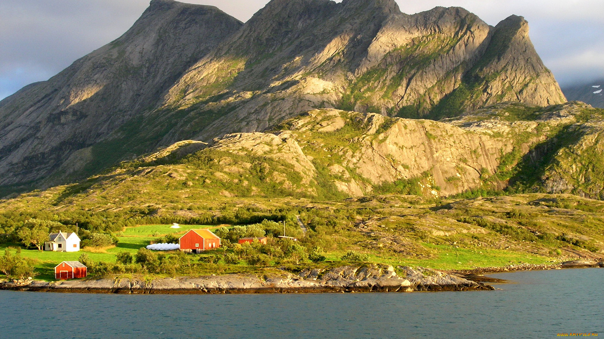 норвегия, нурланн, природа, горы, река