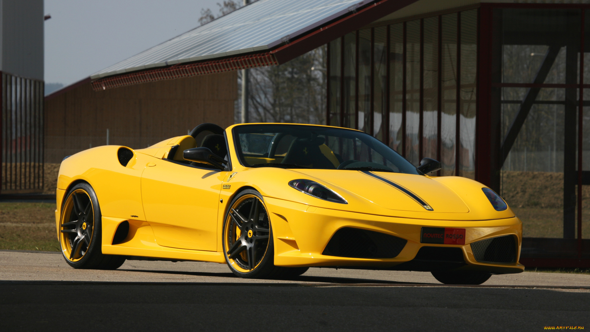 2009, ferrari, f430, scuderia, spider, 16m, автомобили, ferrari, scuderia, желтый