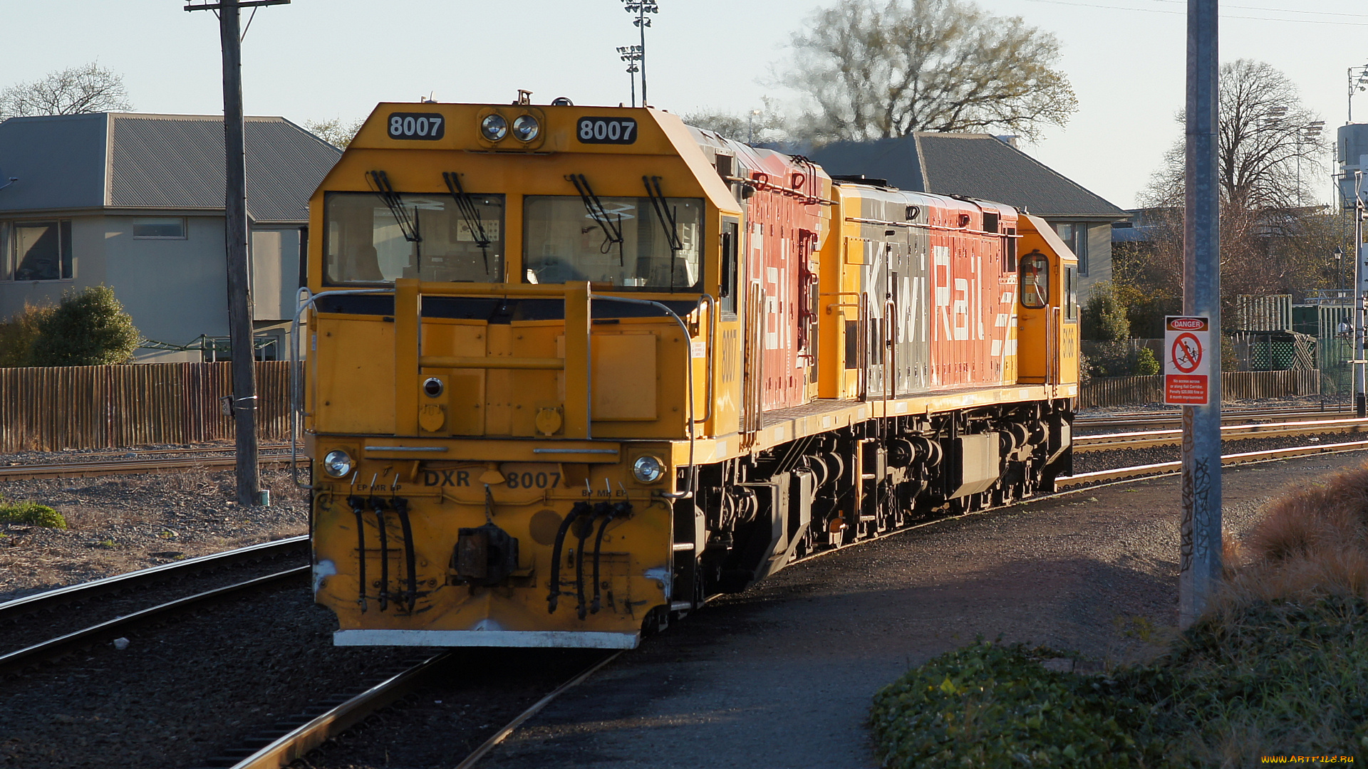 kiwirail, dxr, 8007, locomotive, техника, локомотивы, железная, дорога, локомотив, рельсы