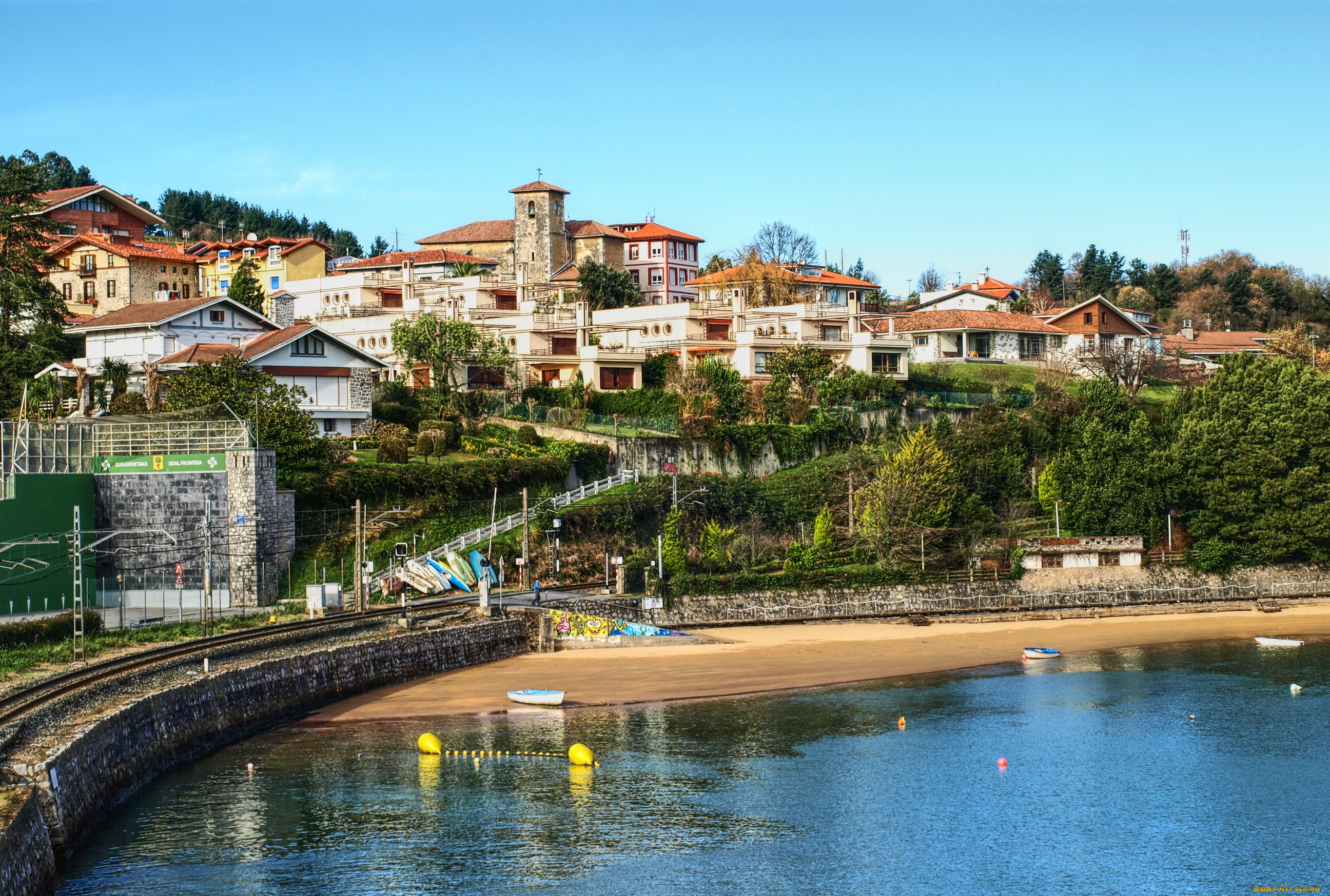 gernika-bermeo, испания, города, -, улицы, , площади, , набережные, побережье, море, дома, испания, курорт